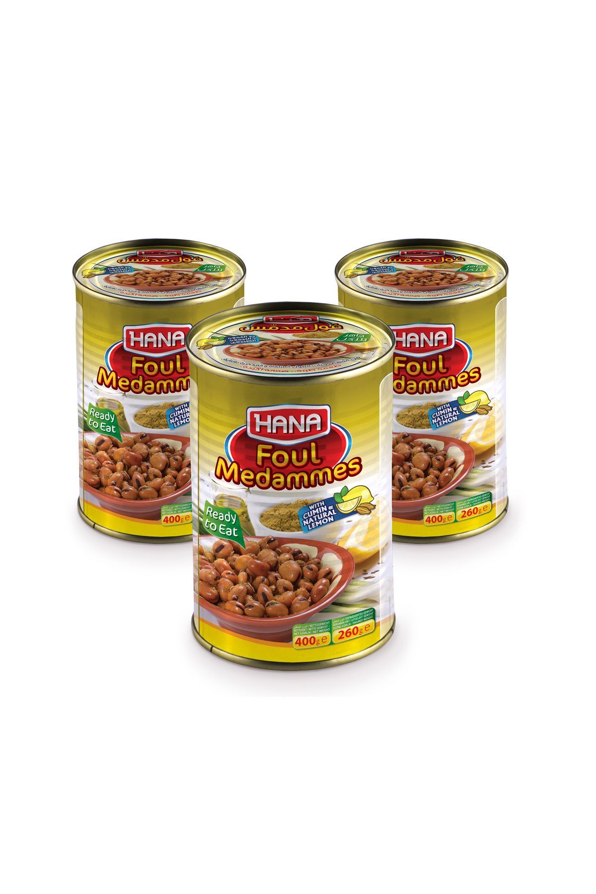 Hana Kimyon Ve Doğal Limonlu Bakla Konservesi 400grx 3 Adet