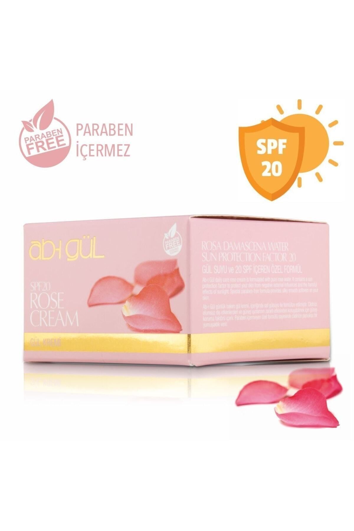 Ab-ı Gül-45 ml Day Rose Moisturizing Cream - SPF20 Protection 6