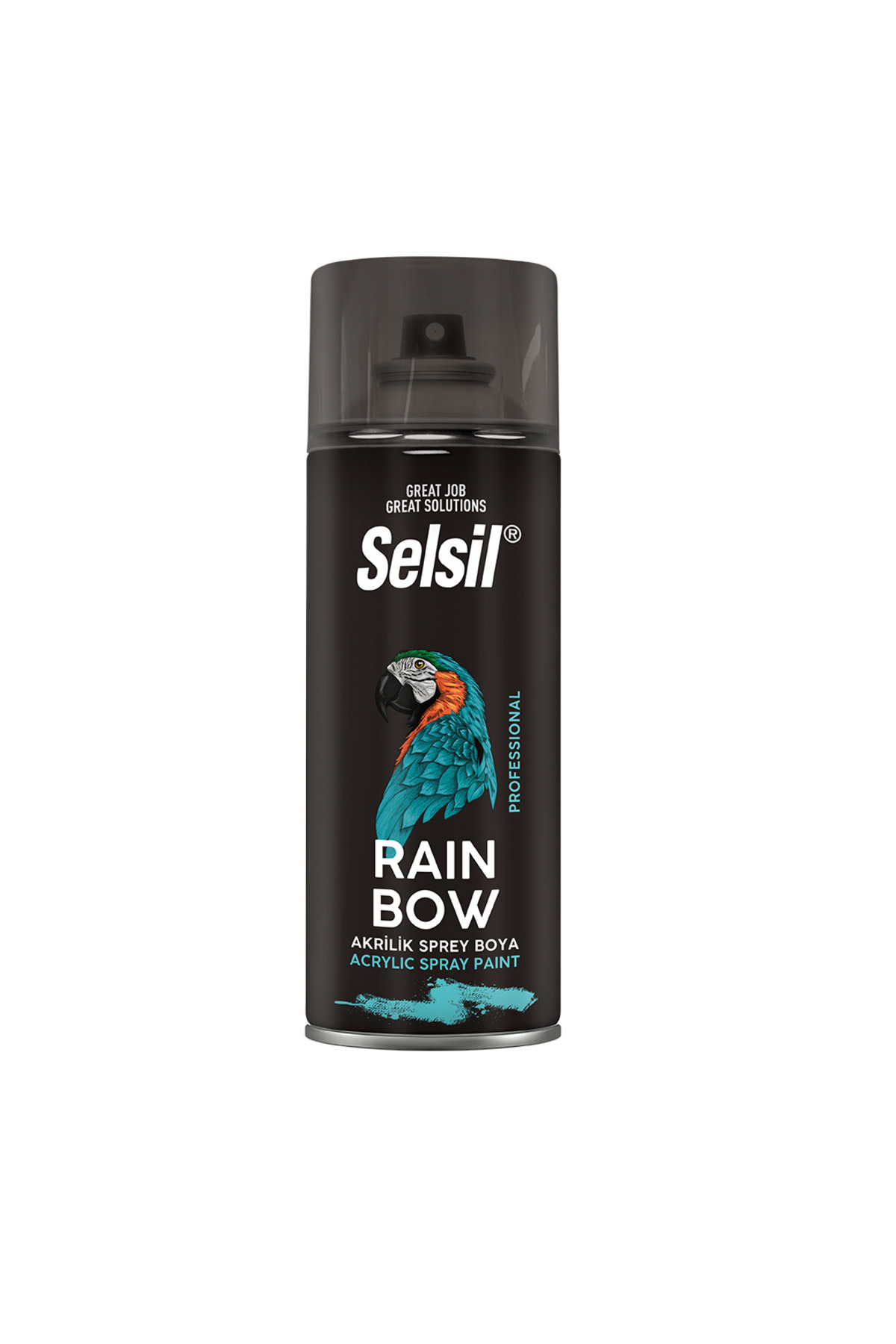 Selsil SELSİL RAİNBOW AKRİLİK SPREY BOYA 400 ML YAPRAK YEŞİL RAL 6002 12'Lİ YENİ DİZAYN