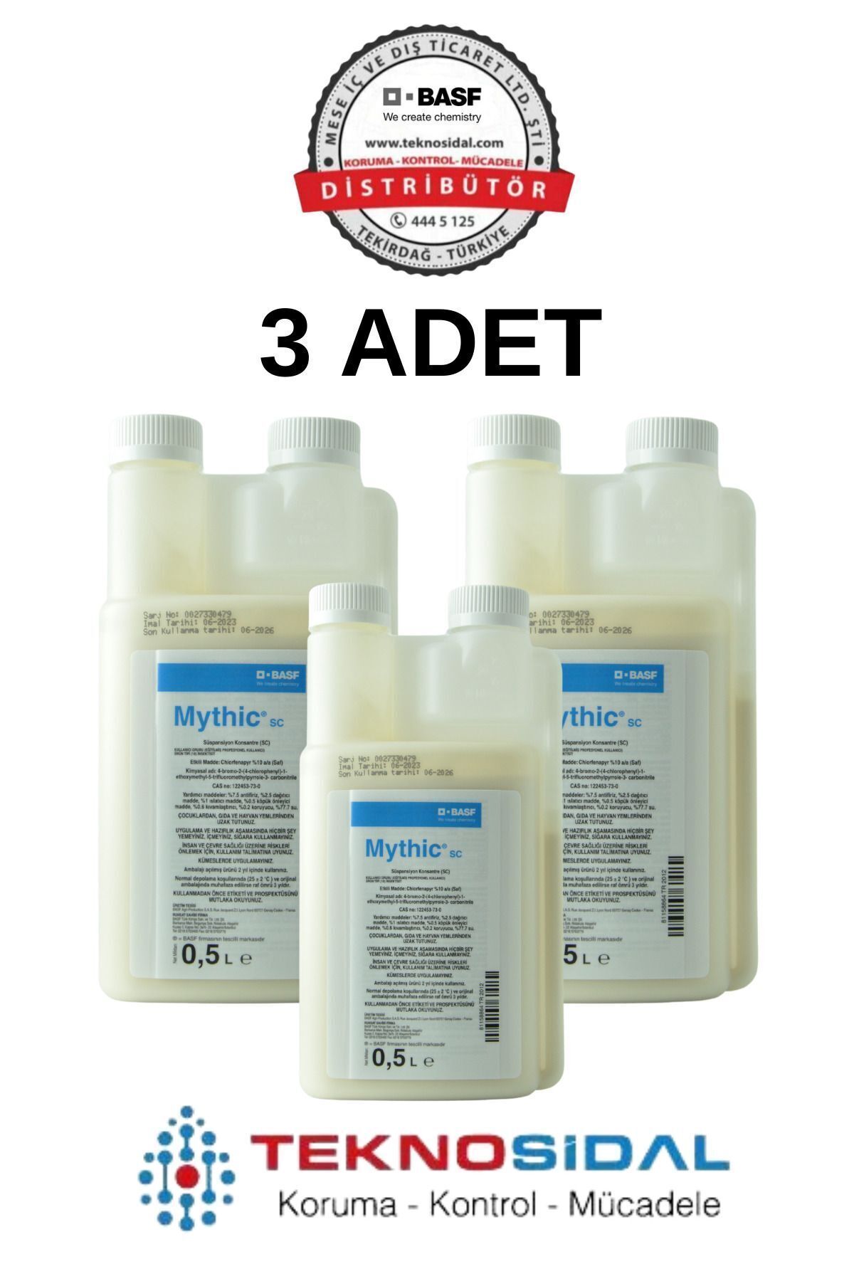 BASF Mythic Sc 500 ml 3 Adet | 500ml X 3 | Distribütör Garantili ...