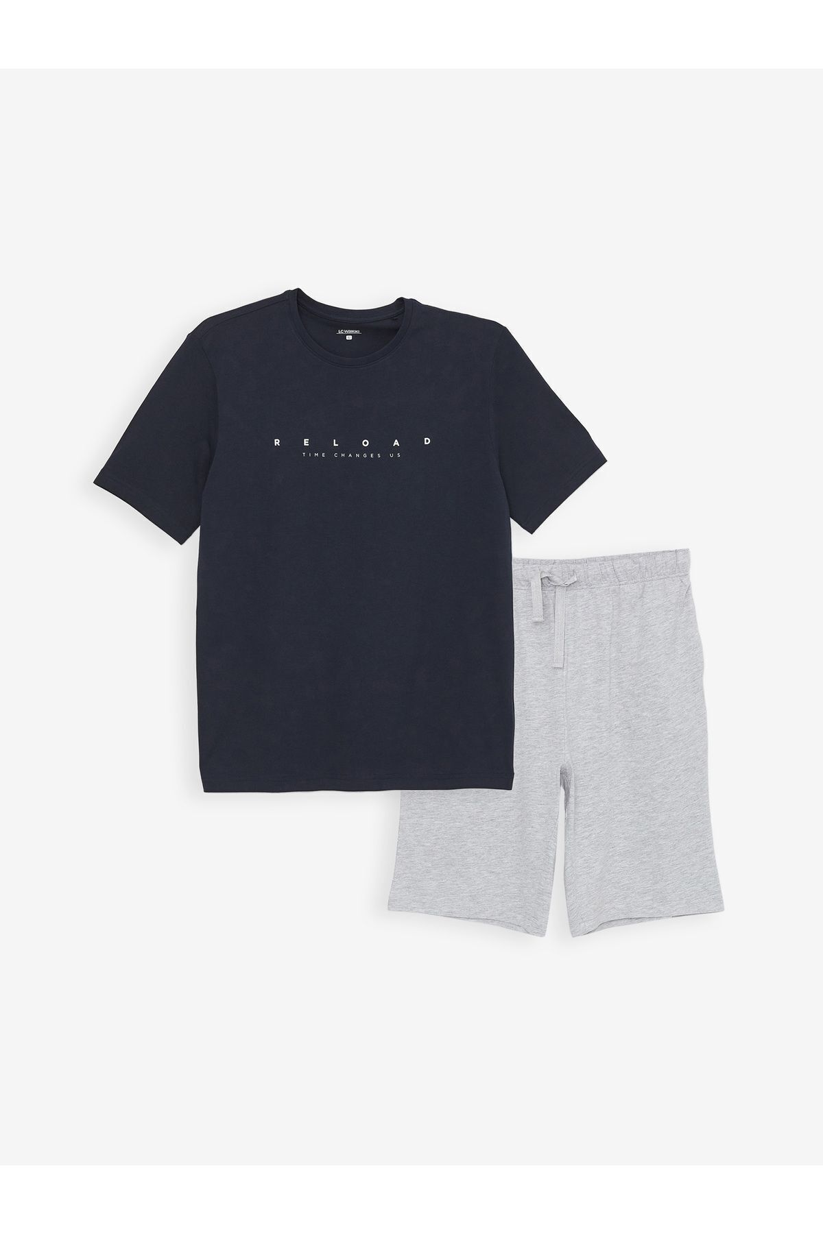 LC Waikiki-Σετ ανδρικών πιτζάμες - Standard Fit και σορτς 6