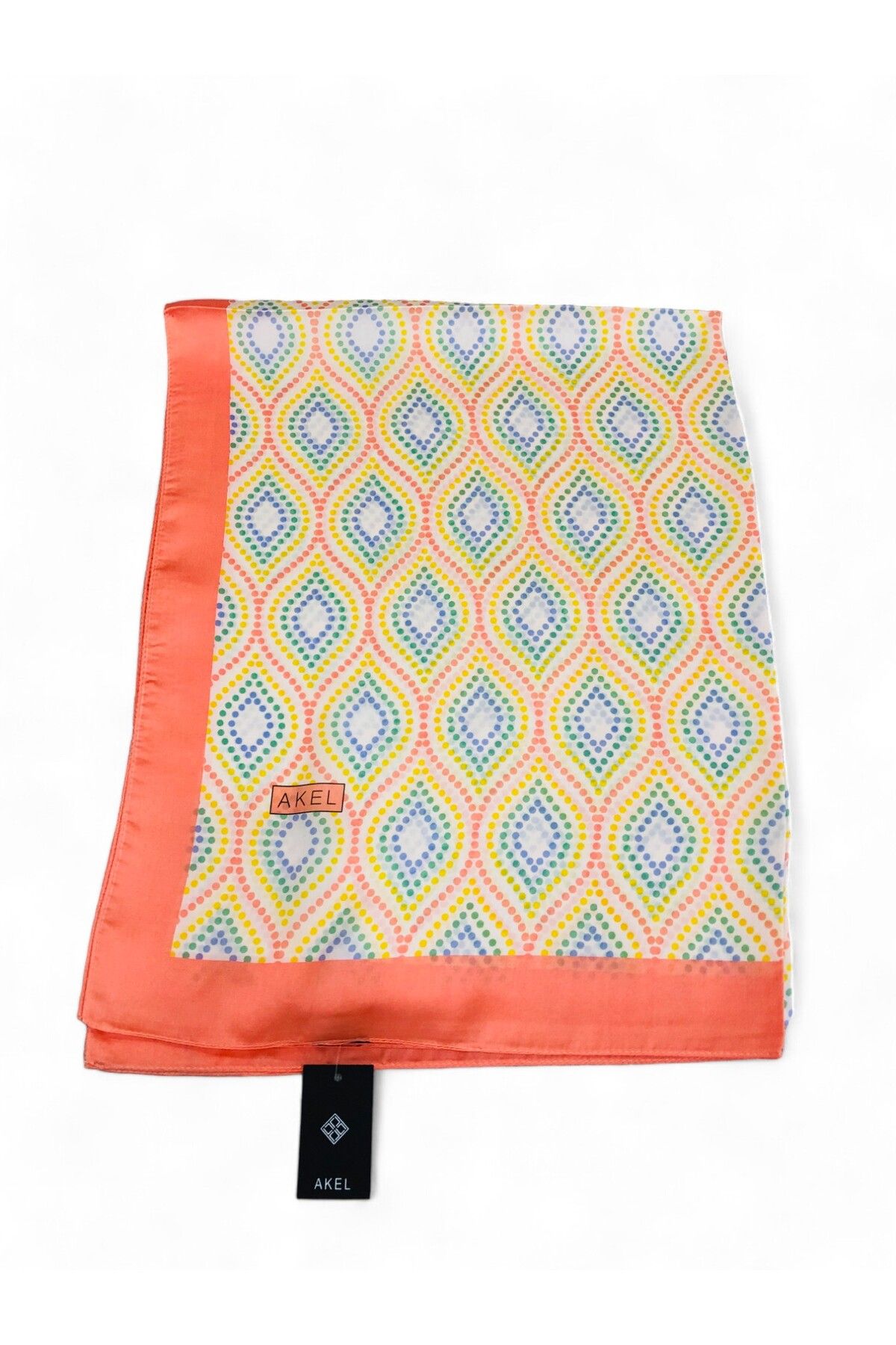 Akel-75x185 Patterned Alpha Silk Shawl 2