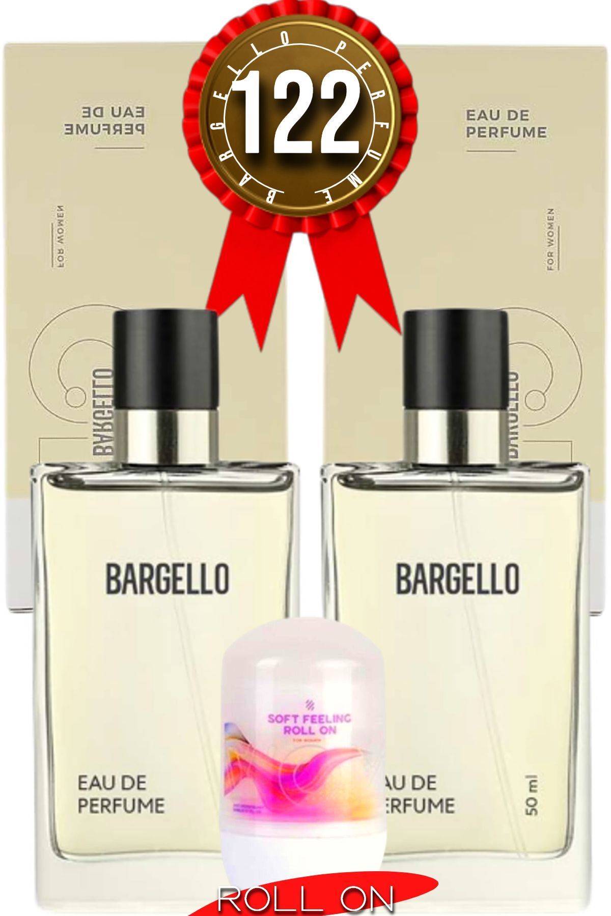 عطر 122x2(2PCS) Women Oriental 50 ml Edp Women Roll On Bargello