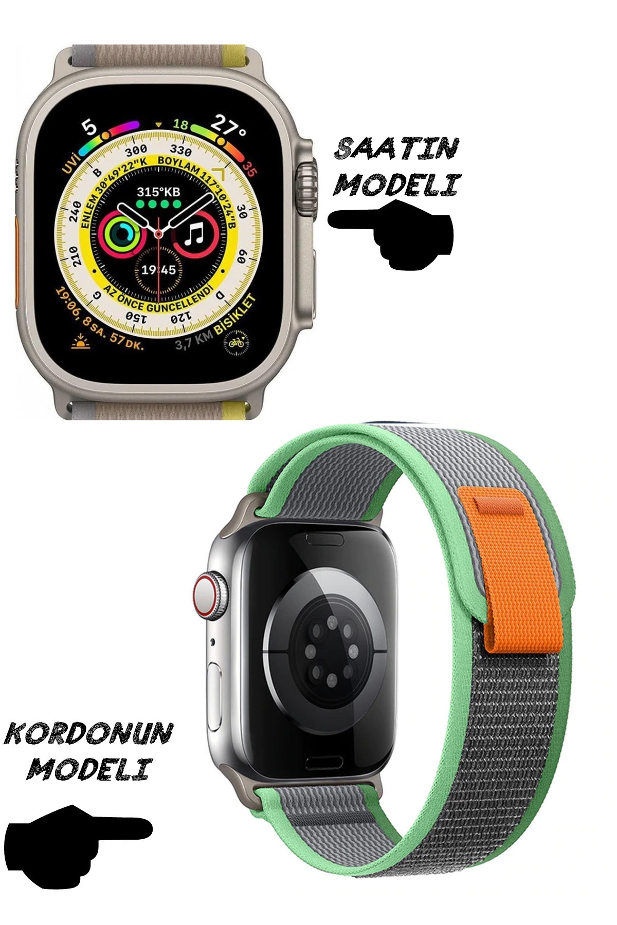 Wacht 8 Ultra HUAWEİ Uyumlu Nfc Özellikli Bt Konuşma Özellikli Akıllı Saat