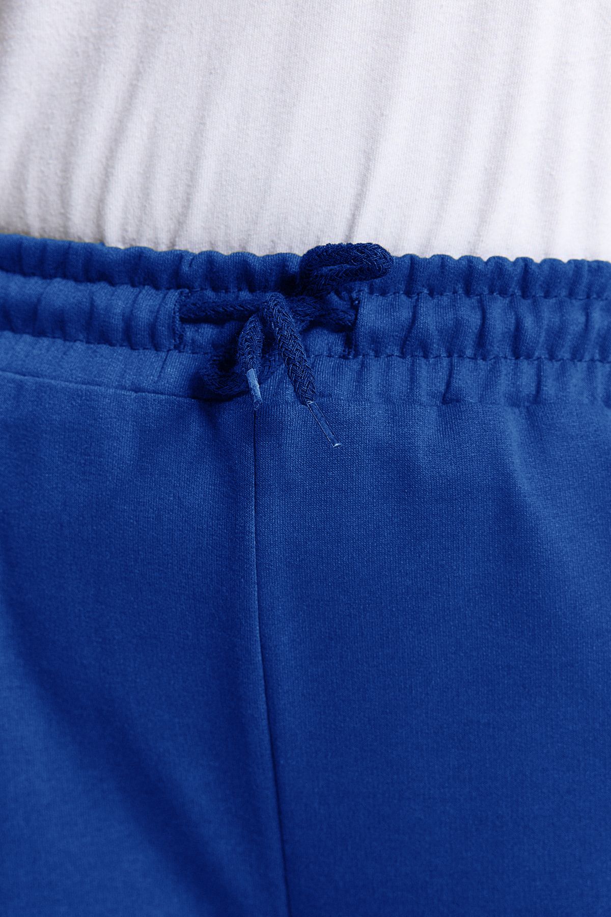 Trendyol Curve-Tepláky Indigo Jogger Elastic Leg Knitted Plus Size Tbbss22Ea0065 10