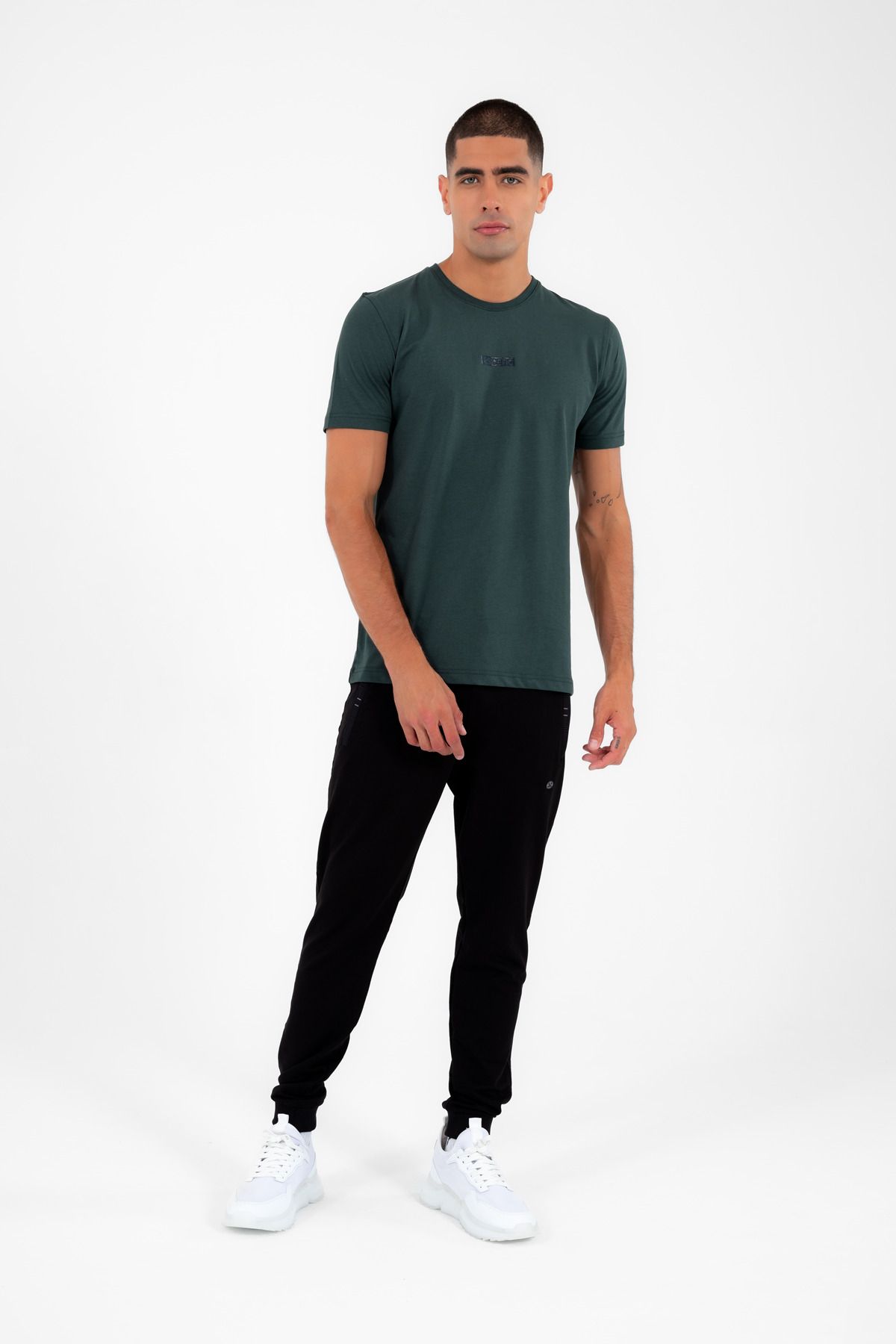 شلوار گرمکن ورزشی مردانه لباس مشکی 2 IPLIK پارچه 4 فصل SLIMFIT SIX 1069 Escetic