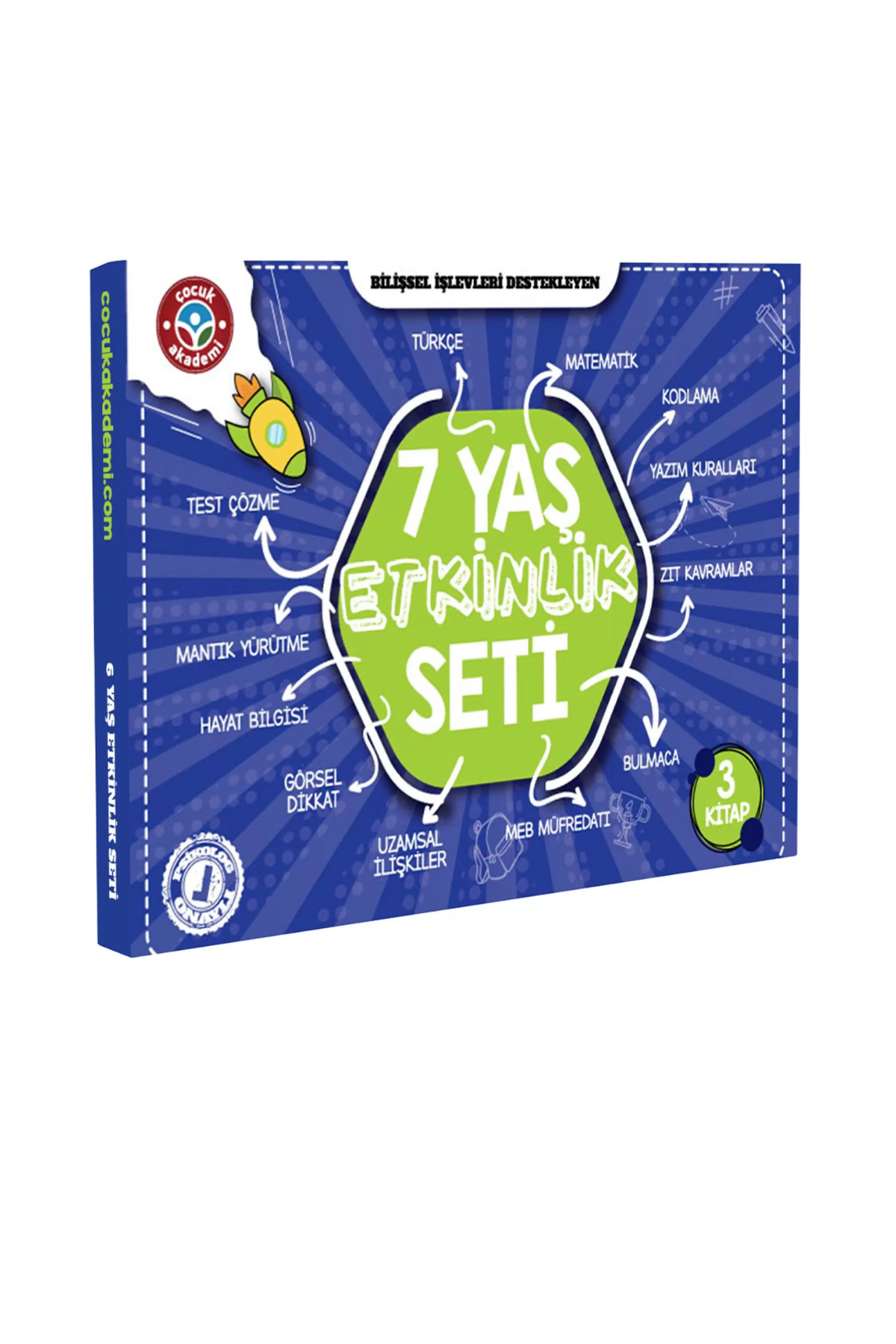 Çocuk Akademi 7 Yaş Dikkat-Etkinlik 2 Hikaye Kitabı Hediyeli fotoğrafı 3 (önizleme)