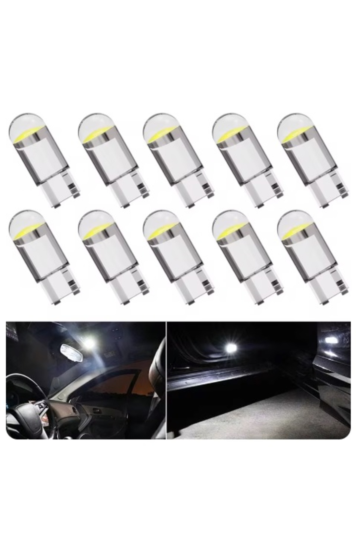 FEMEX UNİVERSAL T10 1SMD MİNİ BEYAZ LED AMPUL 10LU PAKET