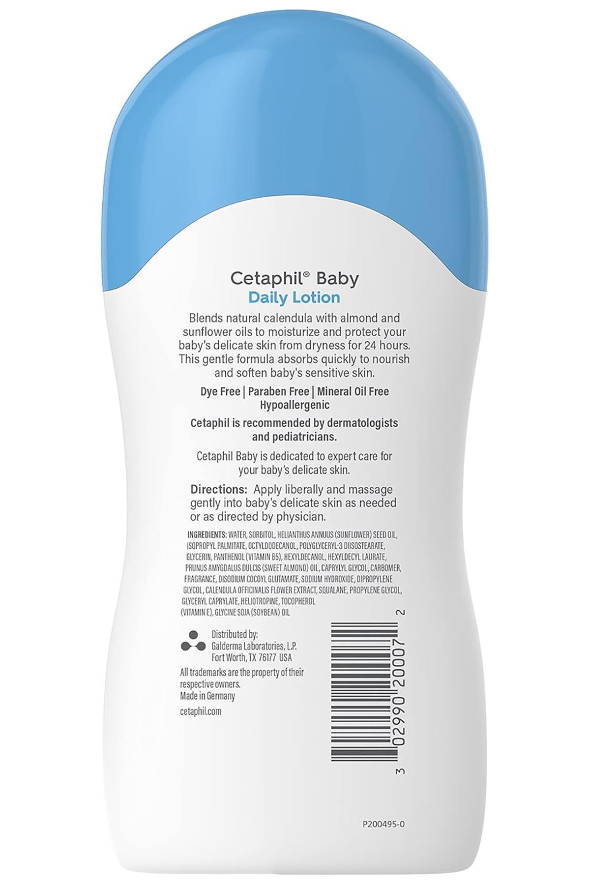 Cetaphil Baby Günlük Bebek Losyonu 198ML fotoğrafı 2 (önizleme)
