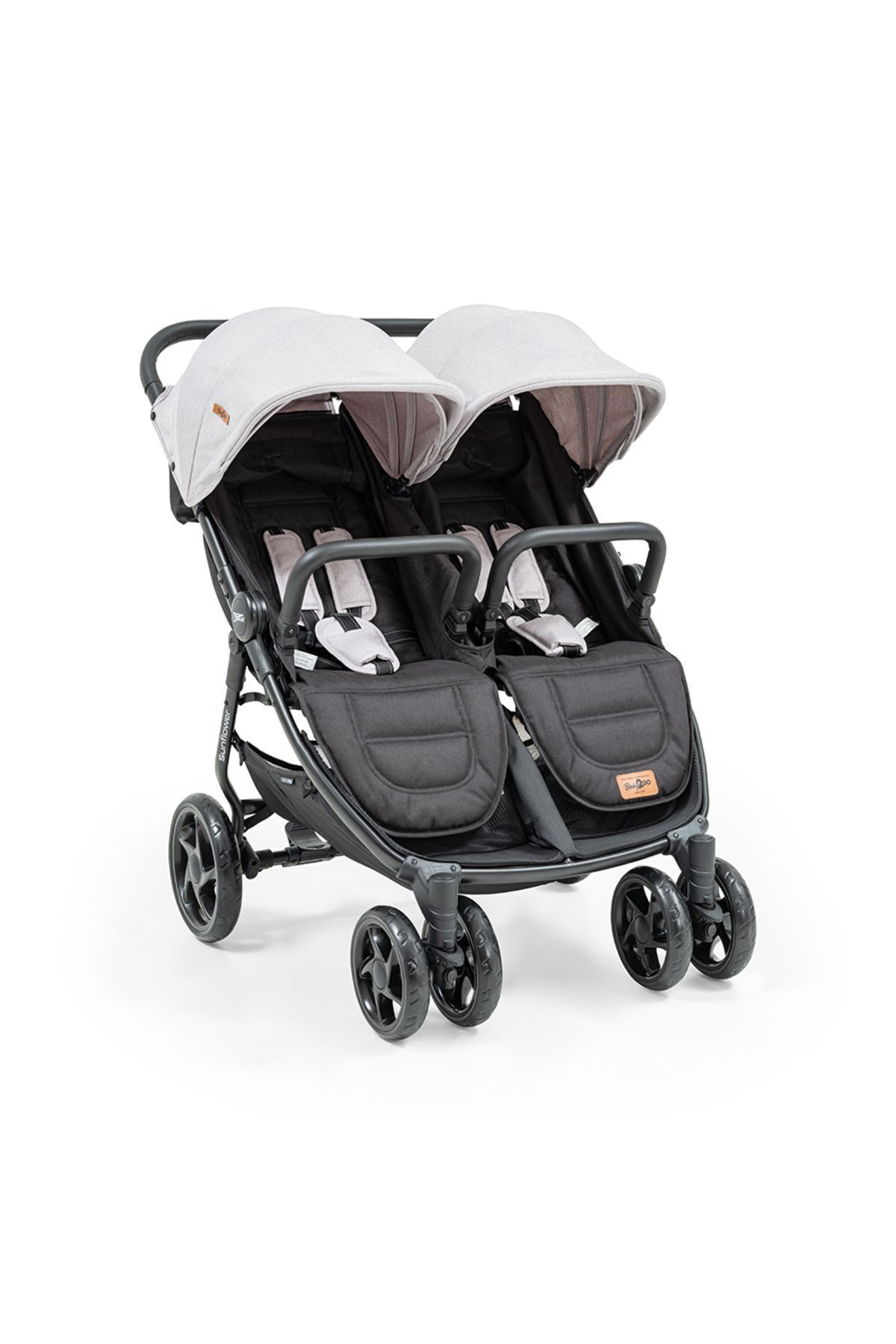 Jusso Baby2Go Sunflower İkiz Puset Bebek Arabası (Tek elle kapanabilme)