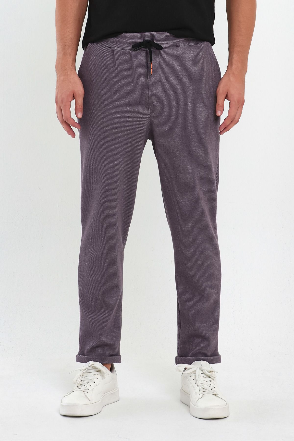 COMBİNE MİCHAİL-ROSE Men's Jogger Pants - Double Leg, Back Pocket, Elastic Waist and String Pattern 3