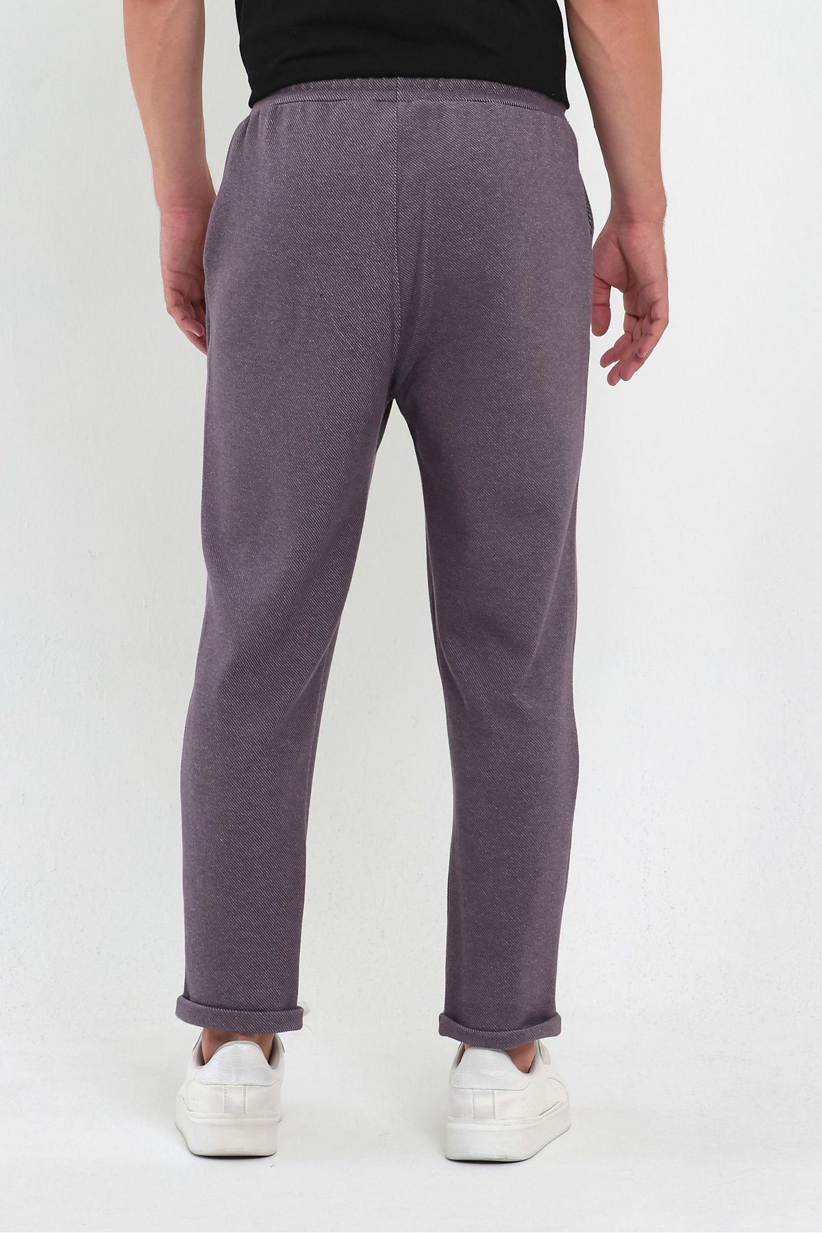COMBİNE MİCHAİL-ROSE Men's Jogger Pants - Double Leg, Back Pocket, Elastic Waist and String Pattern 5