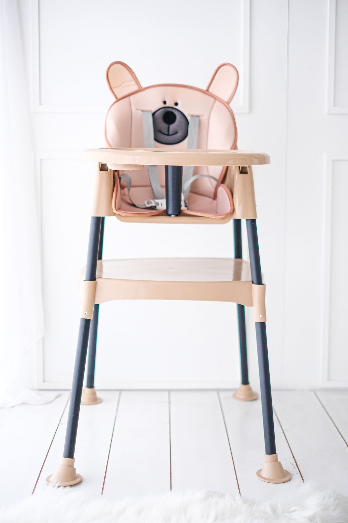 Jusso Bear 3 In 1 Portatif Yoyko Mama Sandalyesi Bej