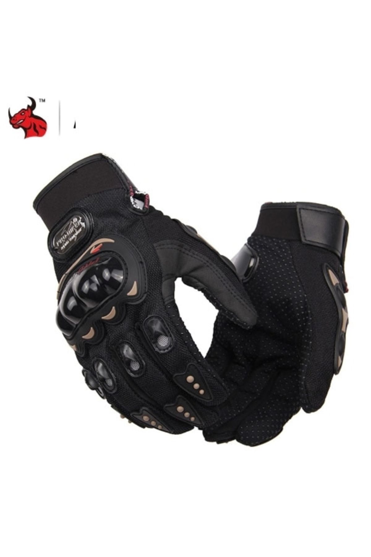 pro biker motor gants de vélo 3 couleurs standard tissu élastique