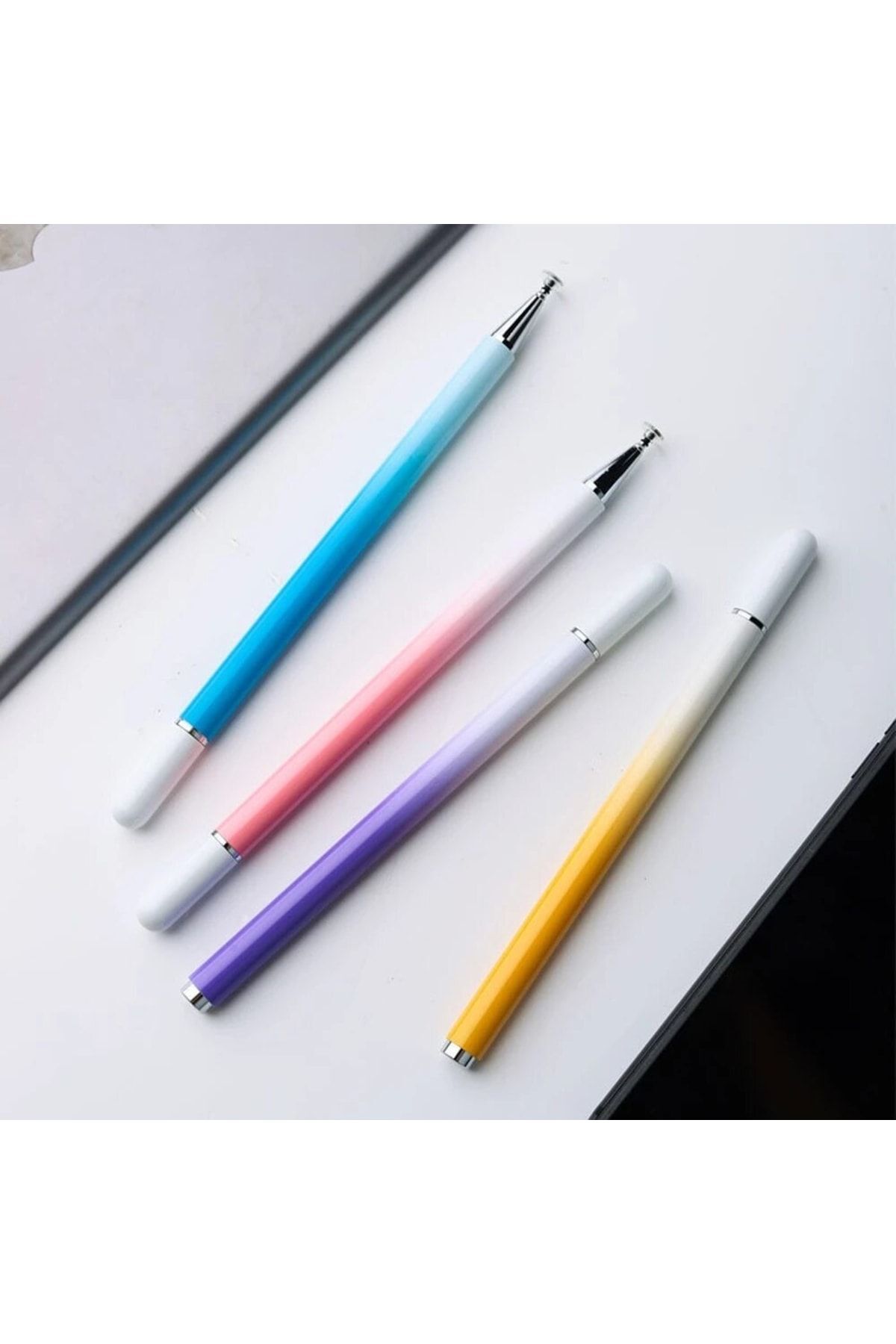 Android Ipad Iphone Samsung Xiaomi HuaweiDokunmatik Uyumlu Telefon Tablet Kalemi Renkli Stylus 6