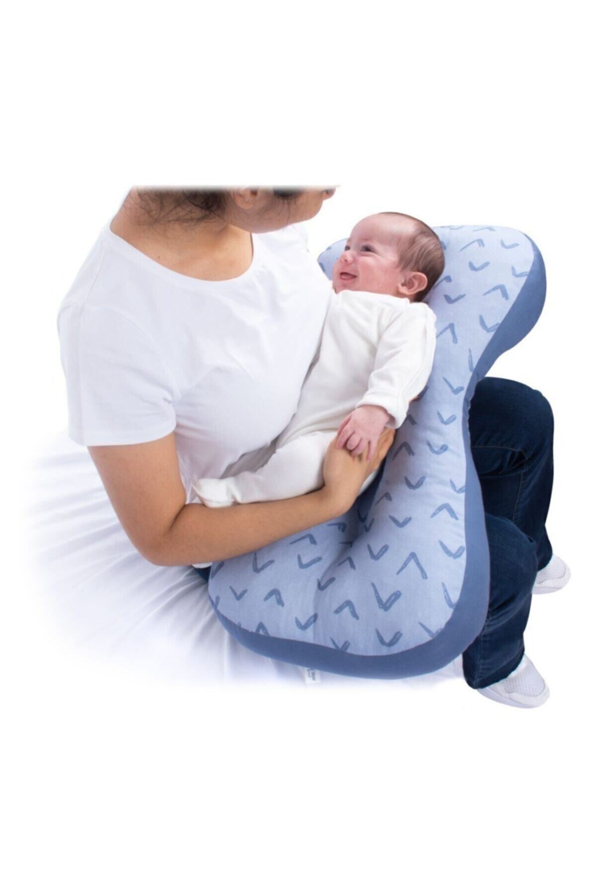 Sevi Bebe Pratik Emzirme Minderi Çentik Desen fotoğrafı 2 (önizleme)