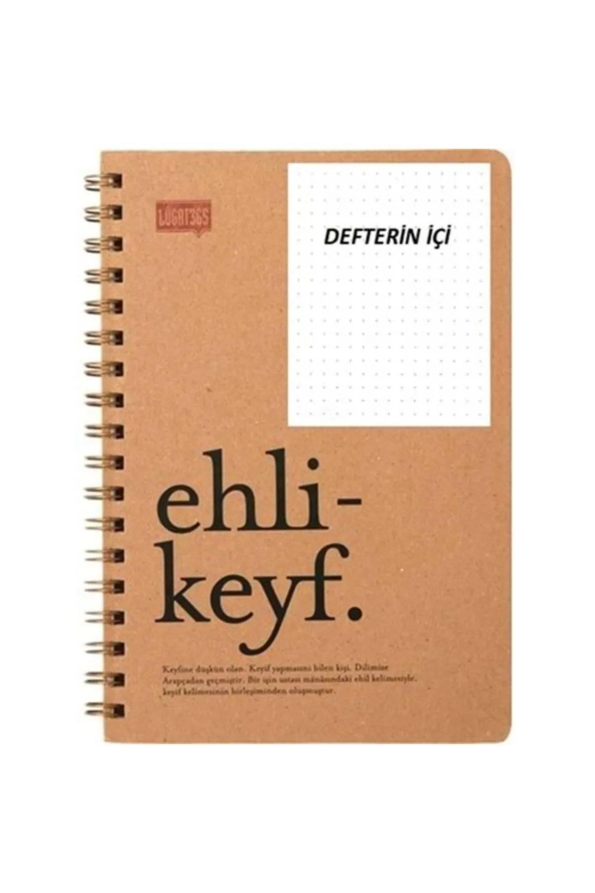 Lûgat365-Lugat365 100 Yp.Hard Cover Dotted Notebook - 17x24 Cm (Dangerous) 1