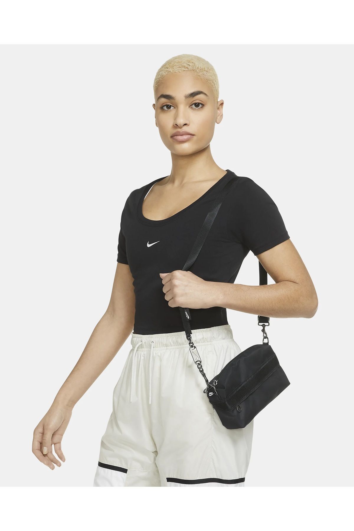 Black nike cross body bag hot sale