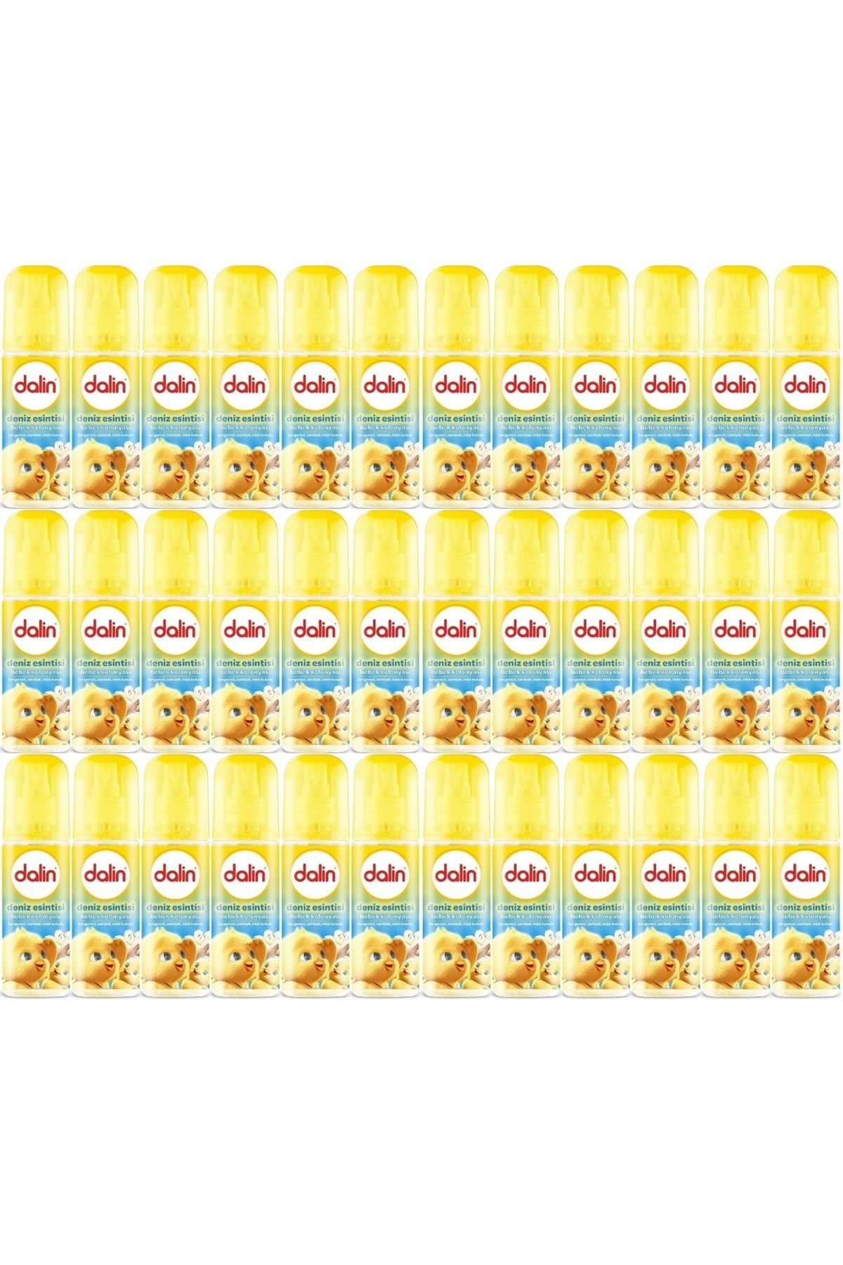 Dalin Bebek Kolonyası 150ML Deniz Esintisi (Bergomat-Zambak-Misk Kokulu) (36 Lı Set)