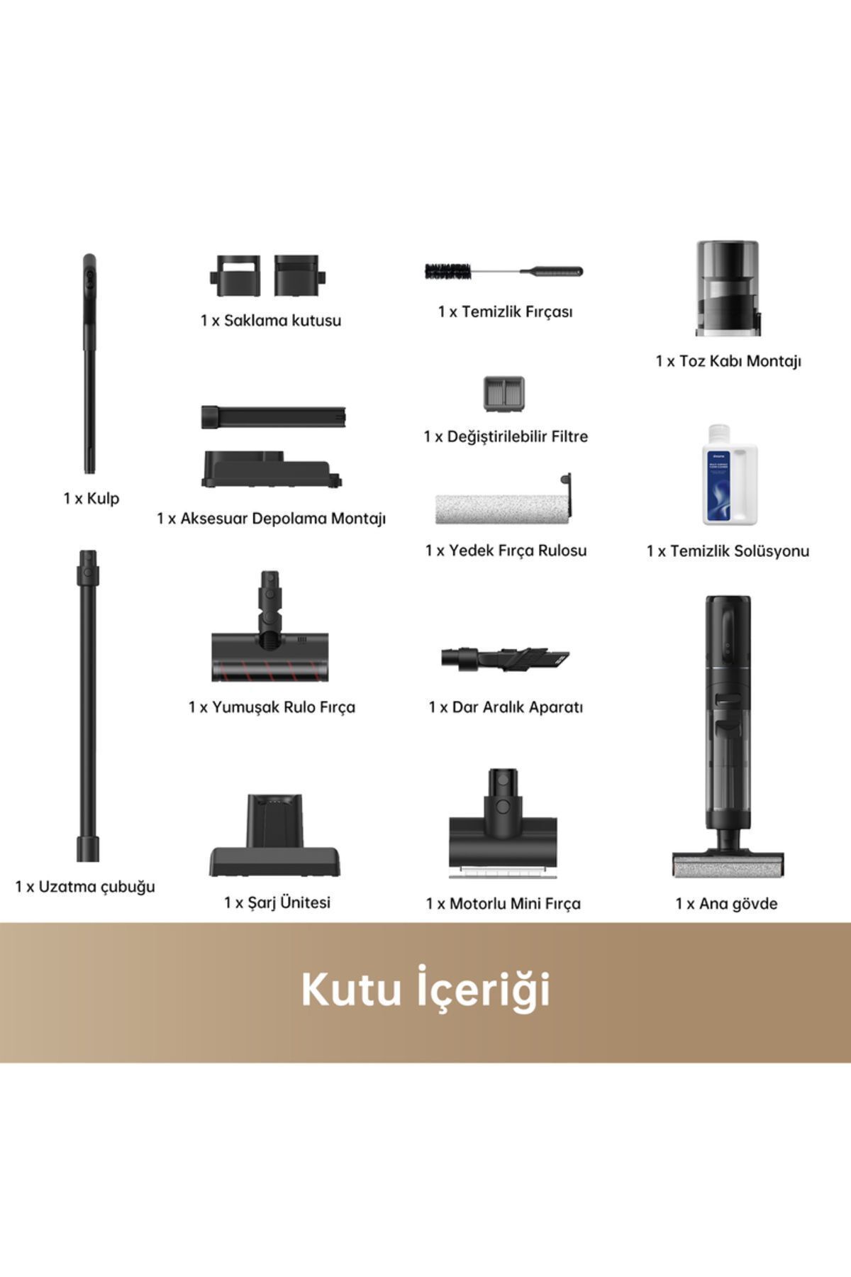 Dreame-H12 Dual Smart - Wet Dry Vertical Vacuum Cleaner, Floor Cleaner Mop, 4 in 1 7