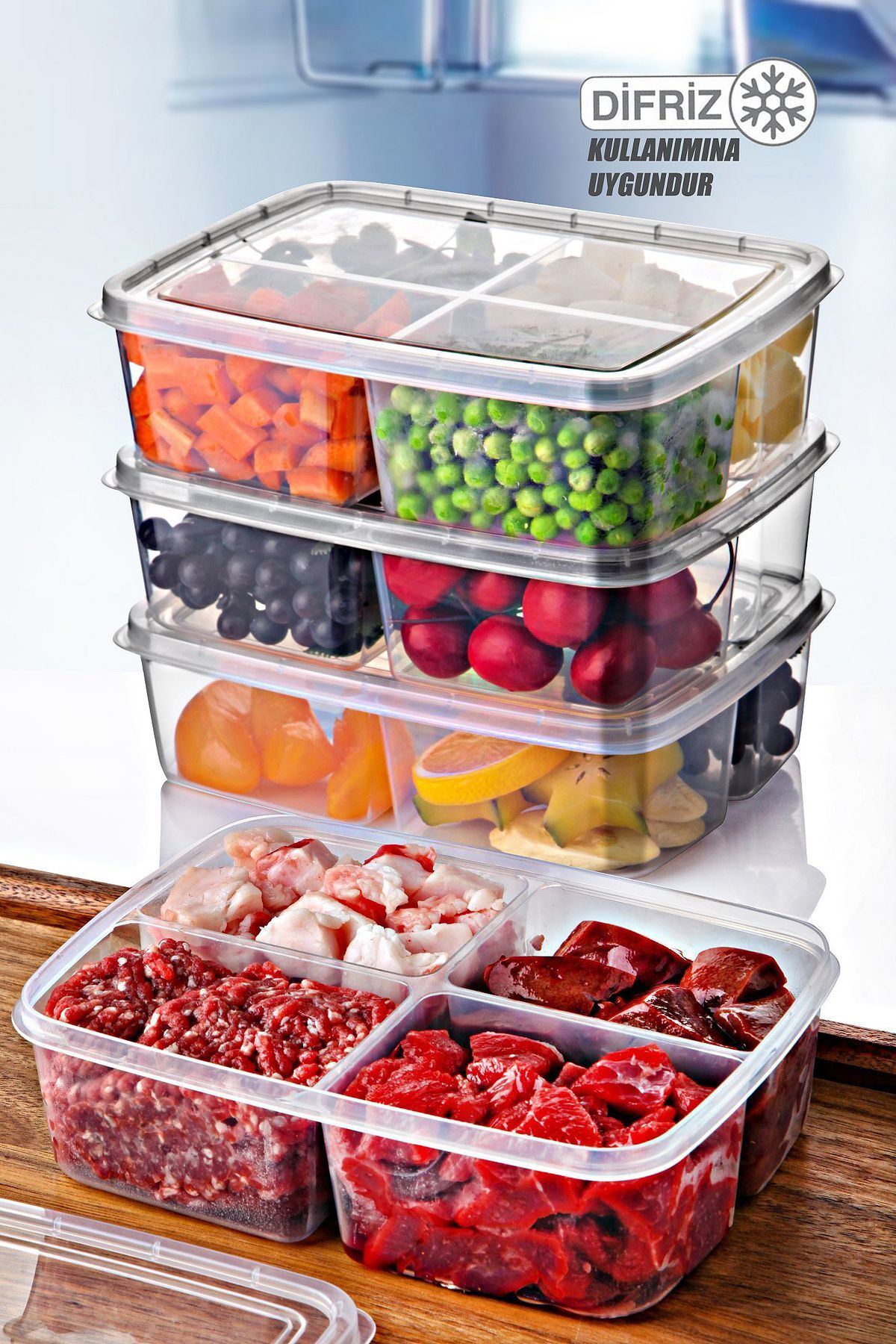 Nandy Home 18'Li Set Buzdolabı Düzenleyici Saklama Kabı Seti