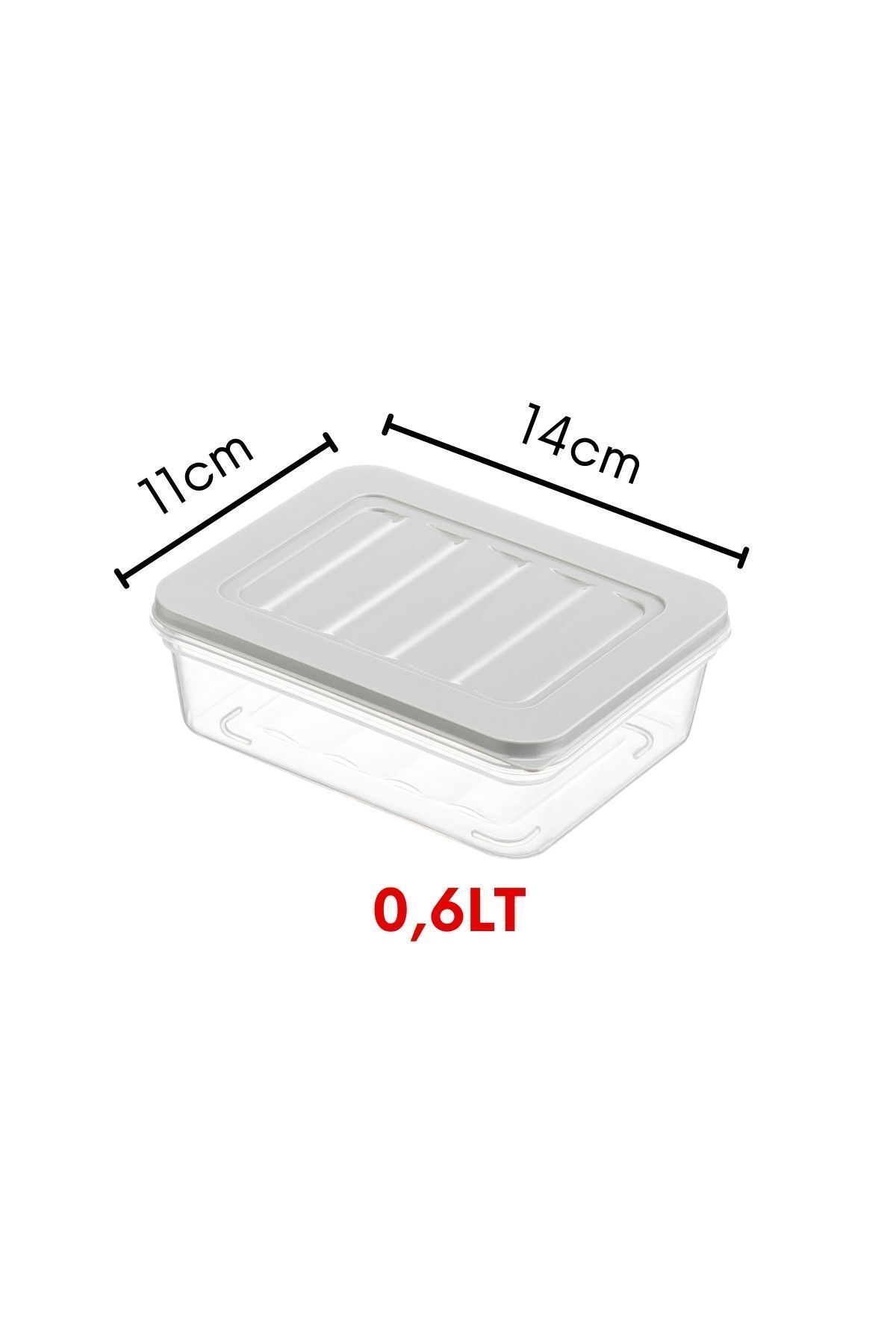 Nandy Home-Gray Set of 24 Freshbox and Storage Container with Lid 7