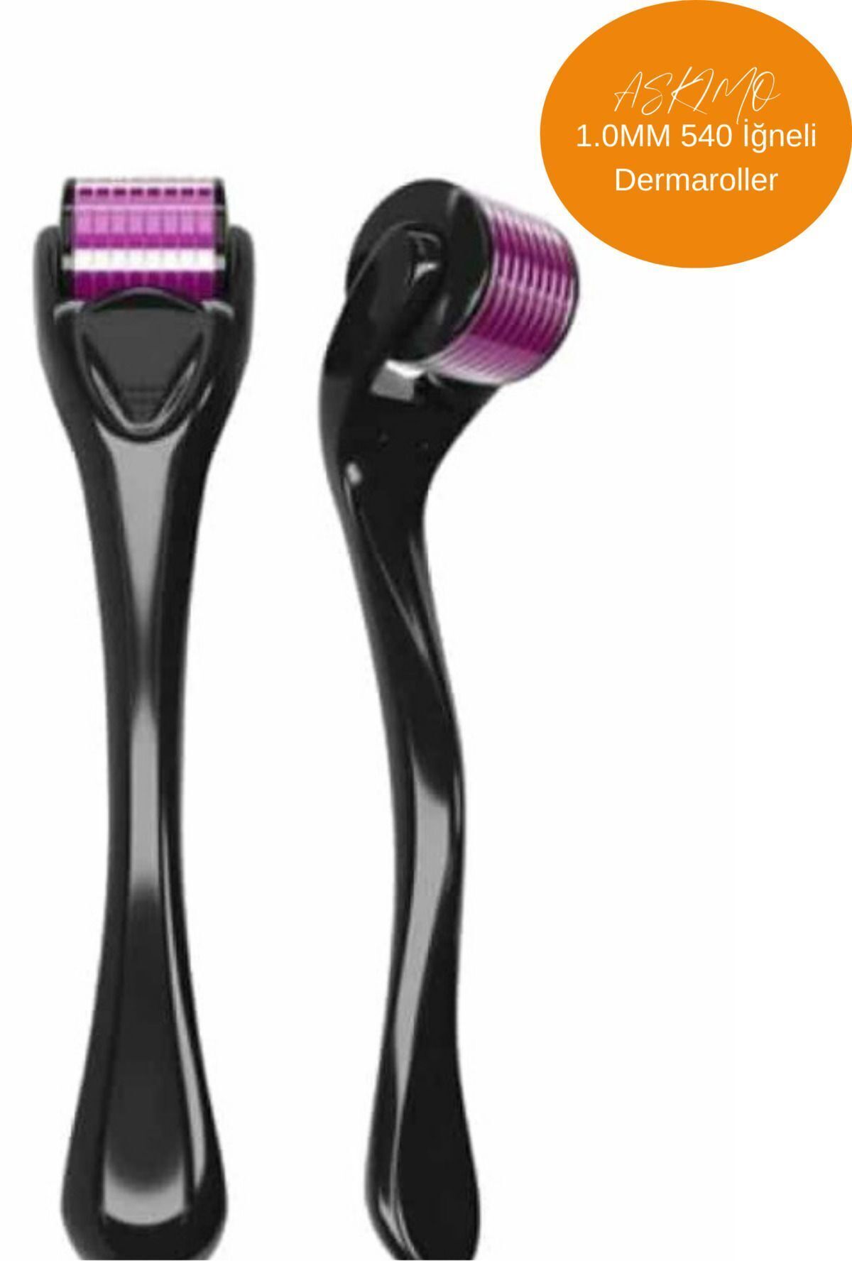 Askımo Dermaroller 540 Iğneli Roller 1.0 Mm Iğne Saç Sakal Çıkarma Tarağı Cilt Yüz Yenileme Bakım Seti