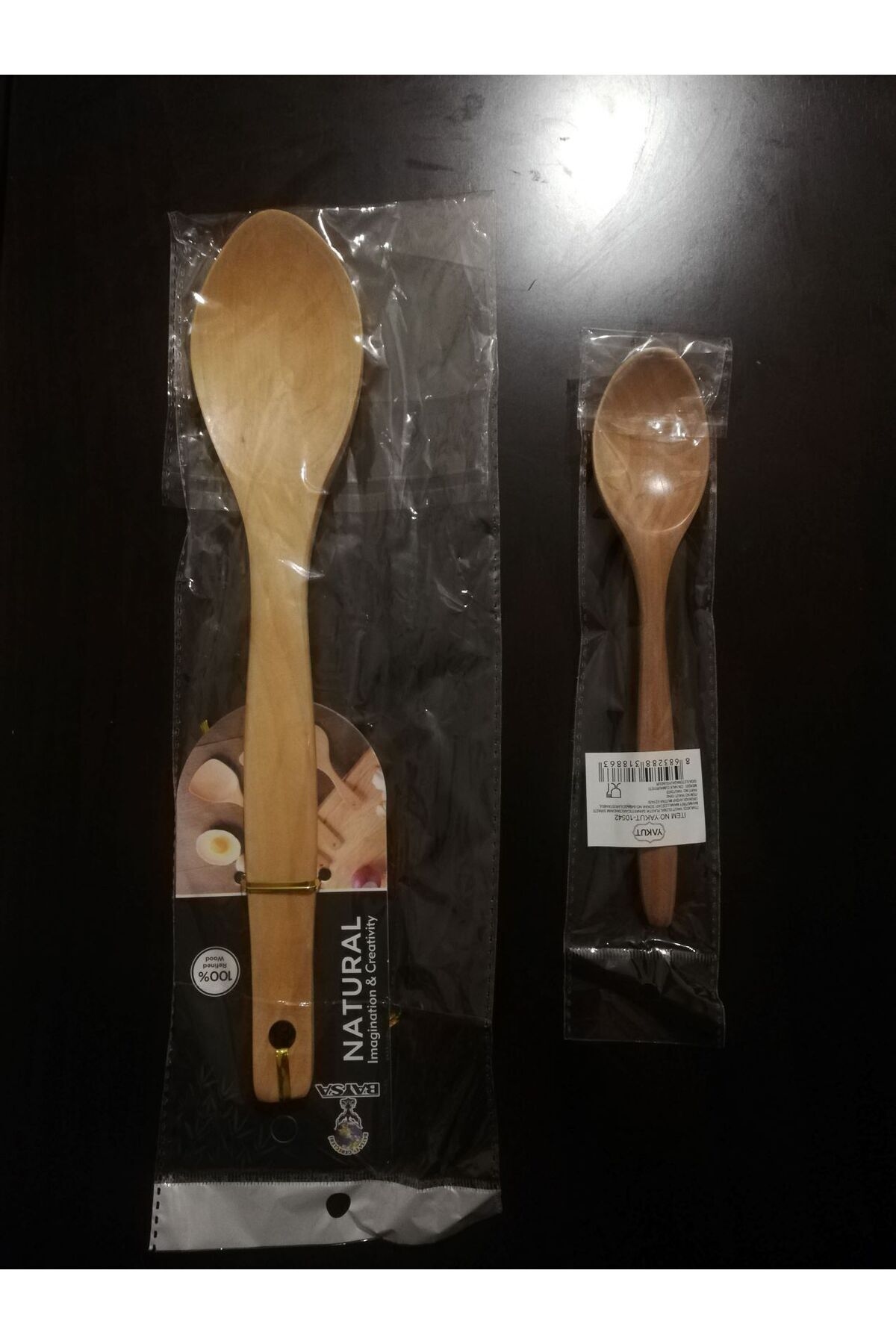TARIK HOME-Wooden Spoon Set of 2 - Concise and Convenient 5