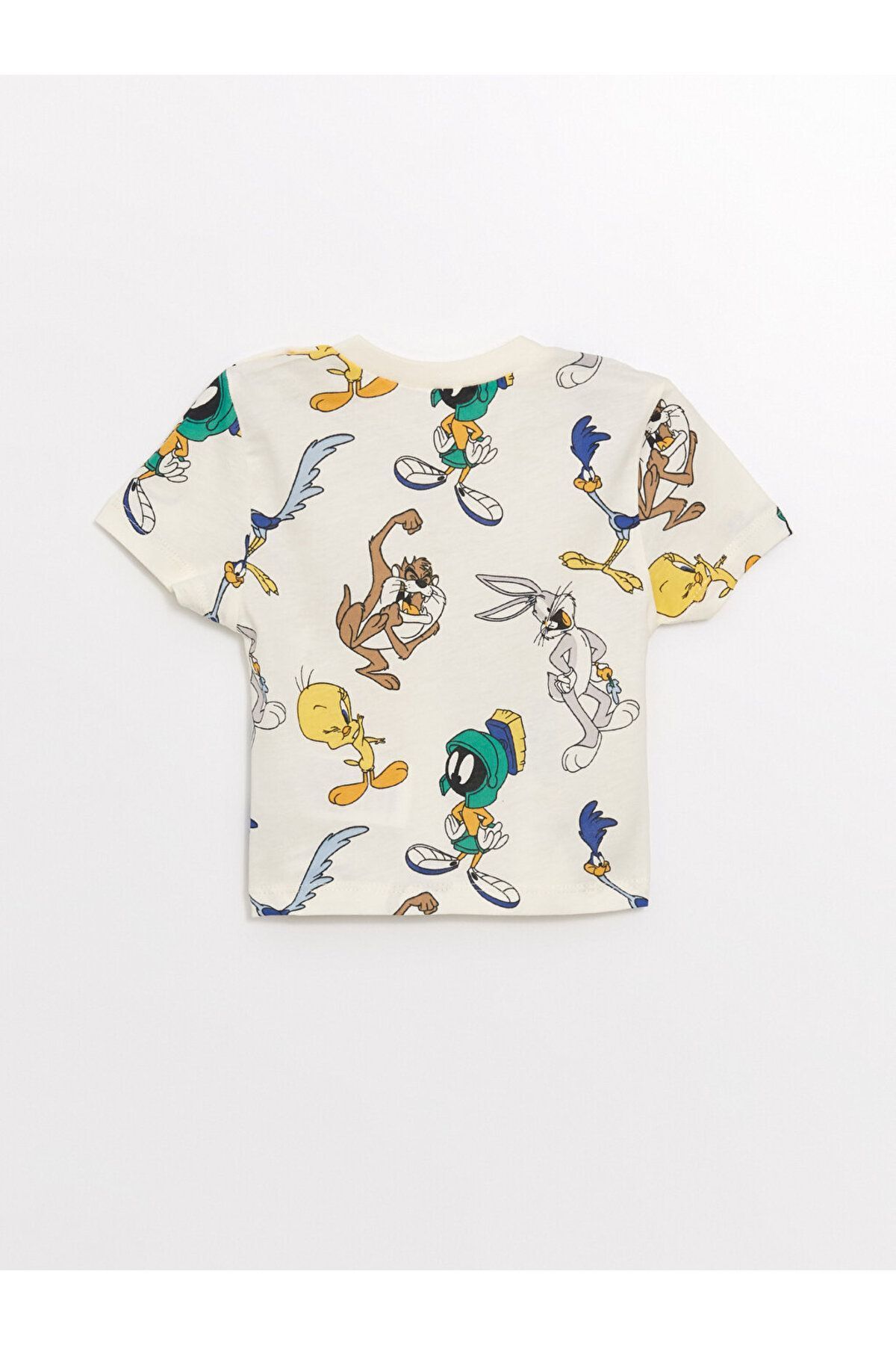 LC Waikiki-Bugs Bunny Printed Baby Boy Set - Crew Neck T-Shirt and Shorts 2 Pieces 4
