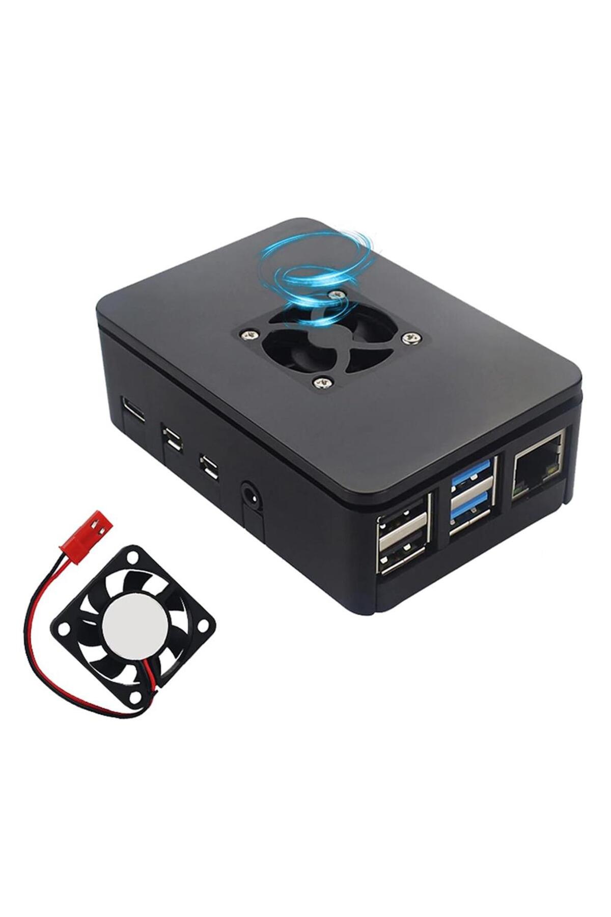 Raspberry Pi 4 Model B Soğutma Fanlı Kutusu