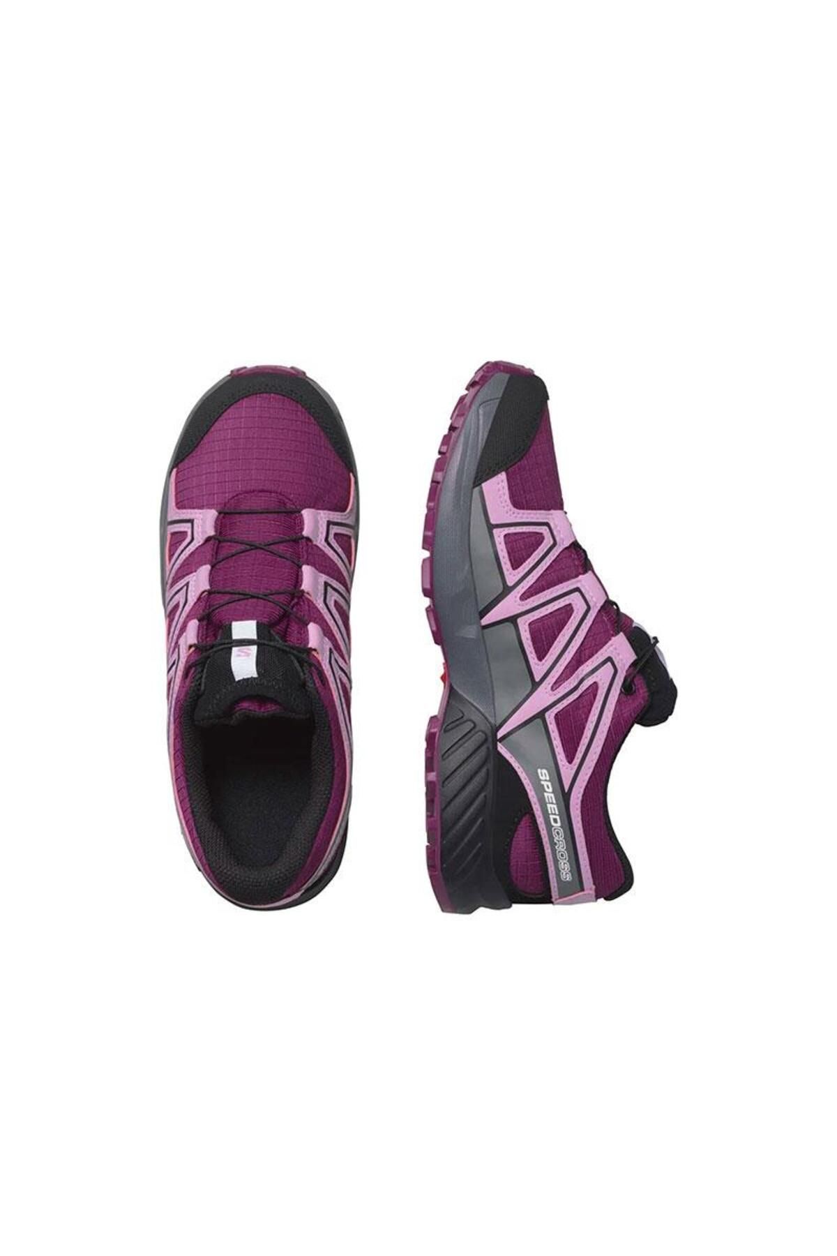 Speedcross Cswp J Kids Outdoor Shoes L47574300 بنفش Salomon