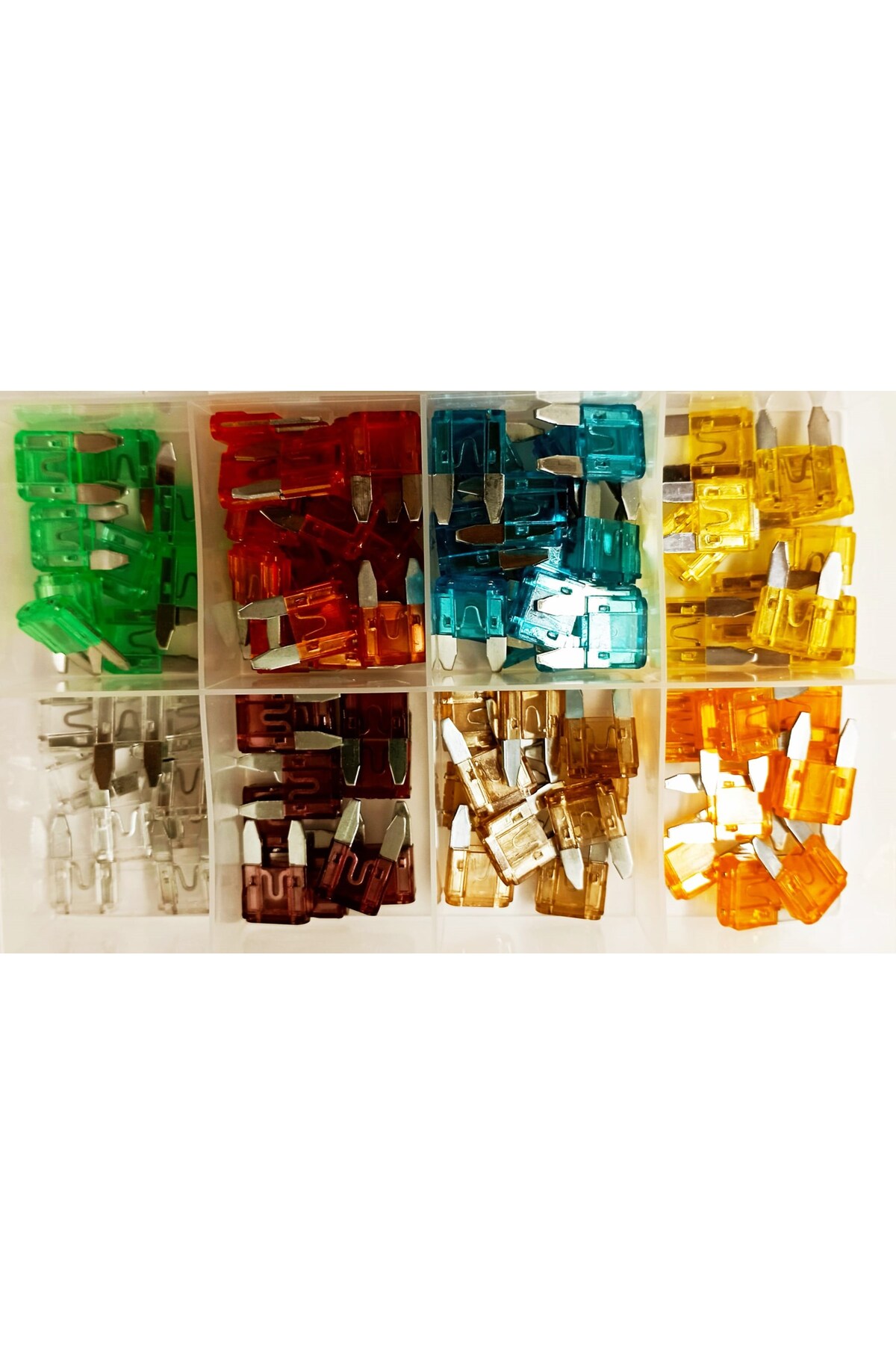ERAKS CAR ACCESORIES MİNİ BIÇAK SİGORTA SETİ 5A-7,5A-10A-15A-20A-25A-30A Uyumlu