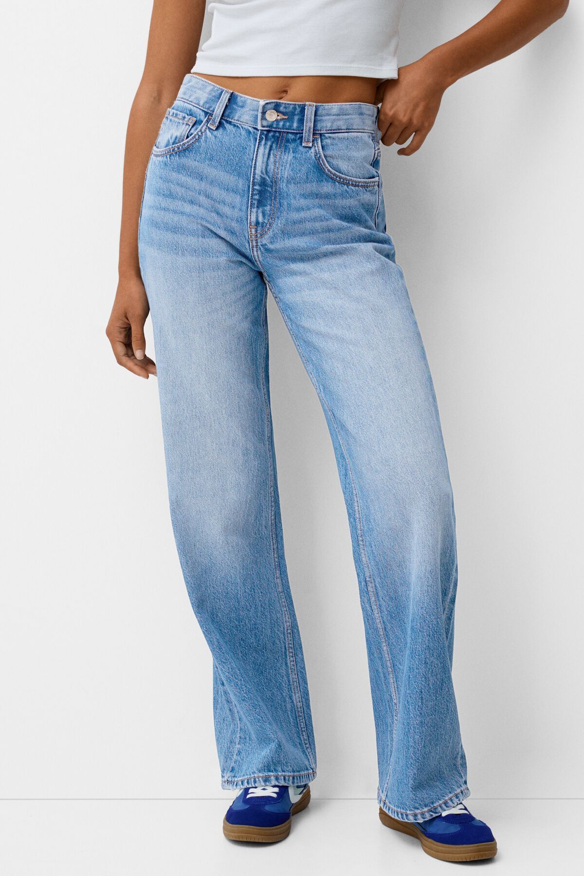 Bershka Wide leg 90 s jean Fiyat Yorumlar Trendyol
