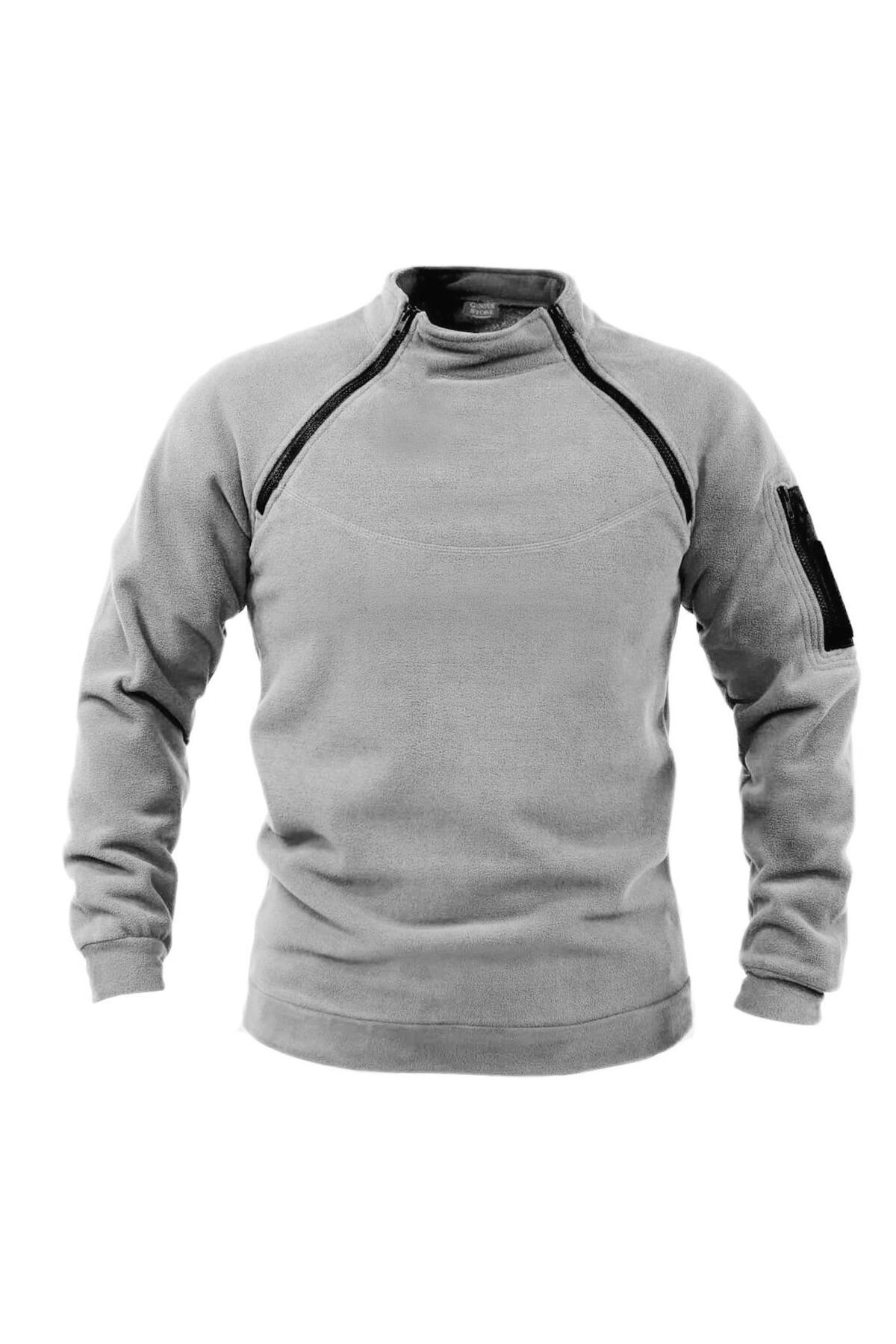 GENIUS STORE Erkek Polar Outdoor Fermuarlı Kombat Polar Yarım Fermuarlı Erkek Polar Tactical Polar