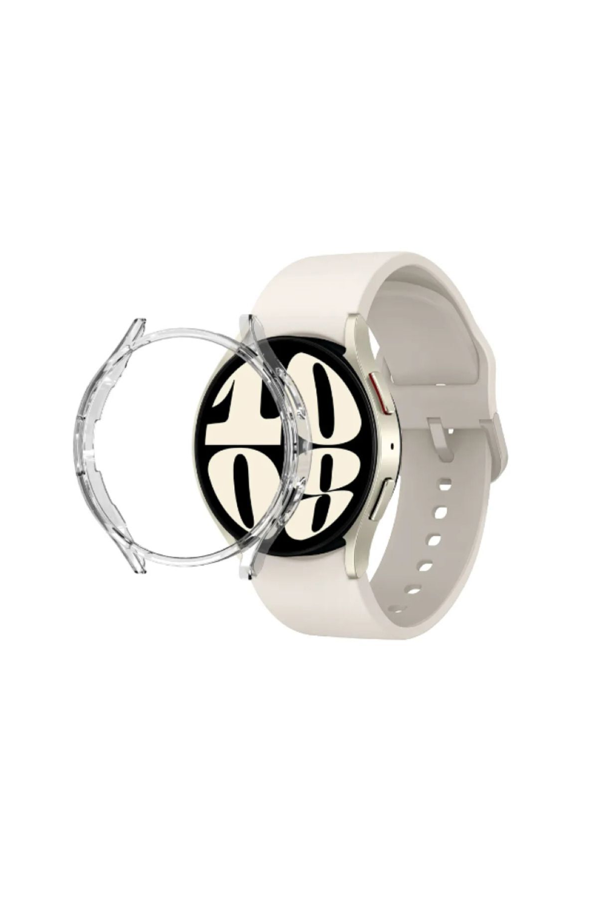 Samsung Galaxy Watch 6 Classic 47mm Compatible 360 Degree Full Protection Case (Screen Part Open)