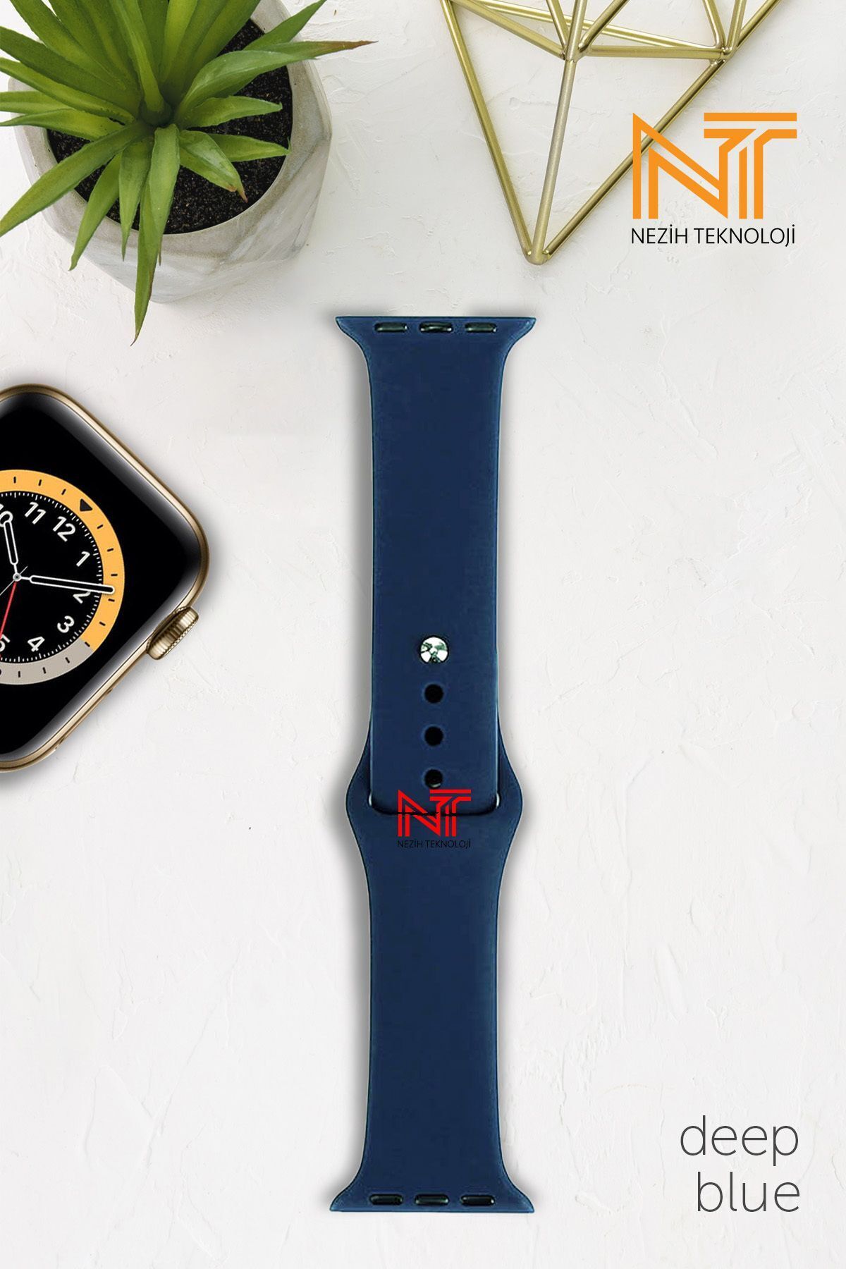 Apple Watch Series 2/3/4/5/6/7/8/9/Se 38-40-41mm Compatible A+ Quality Soft Silicone Sports Band