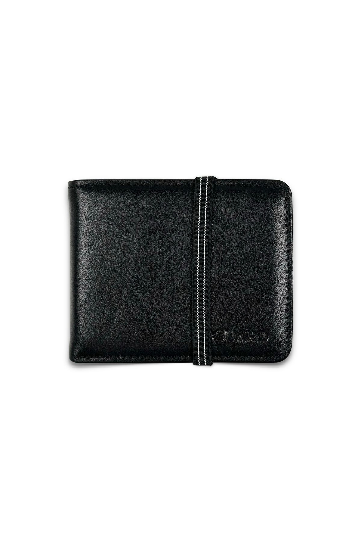 کیف پول مردانه سیاه چرمی واقعی ورزش صالح GUARD