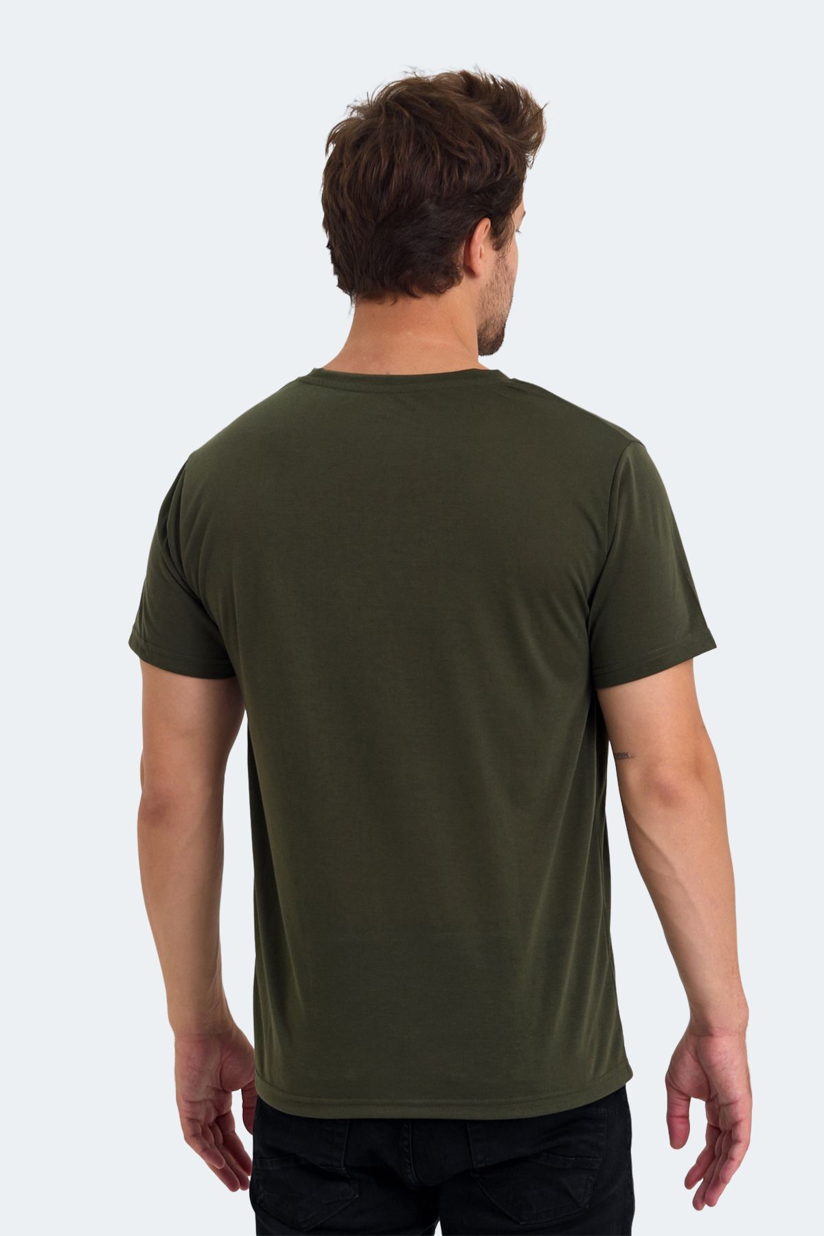 تیشرت مردانه خاکی KIELD Slazenger