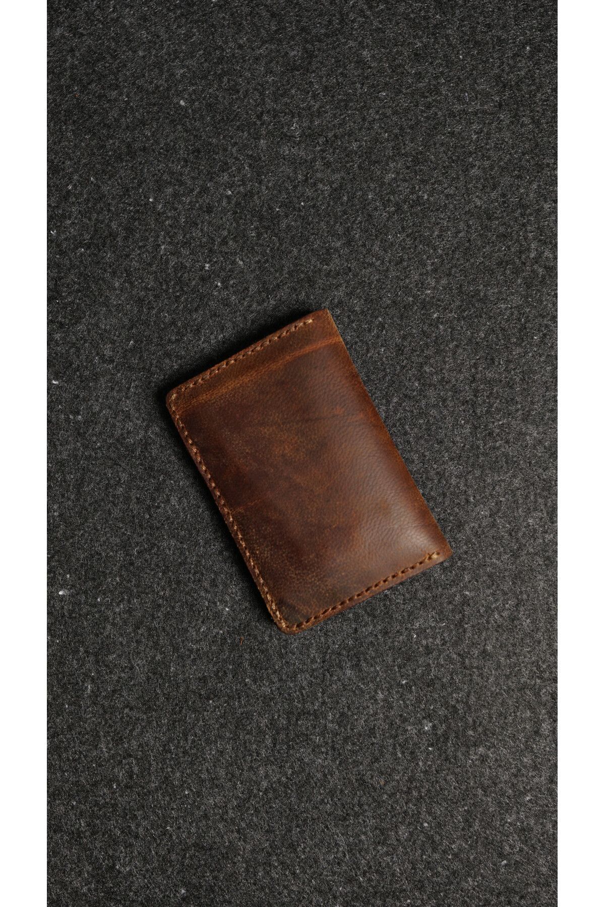کیف پول مردانه قهوه ای rakunart | 0016 Para Girişli Kartlıklı Cüzdan KAHVE اورجینال - تصویر 4