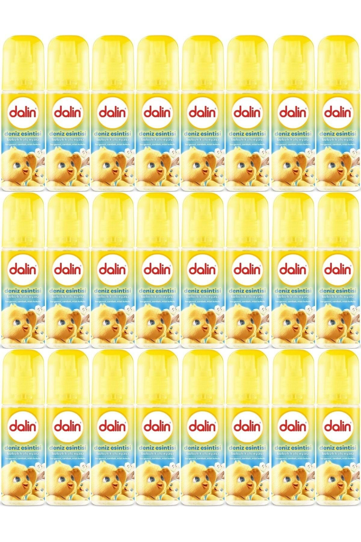 Dalin Bebek Kolonyası 150ML Deniz Esintisi (Bergomat-Zambak-Misk Kokulu) (24 Lü Set)