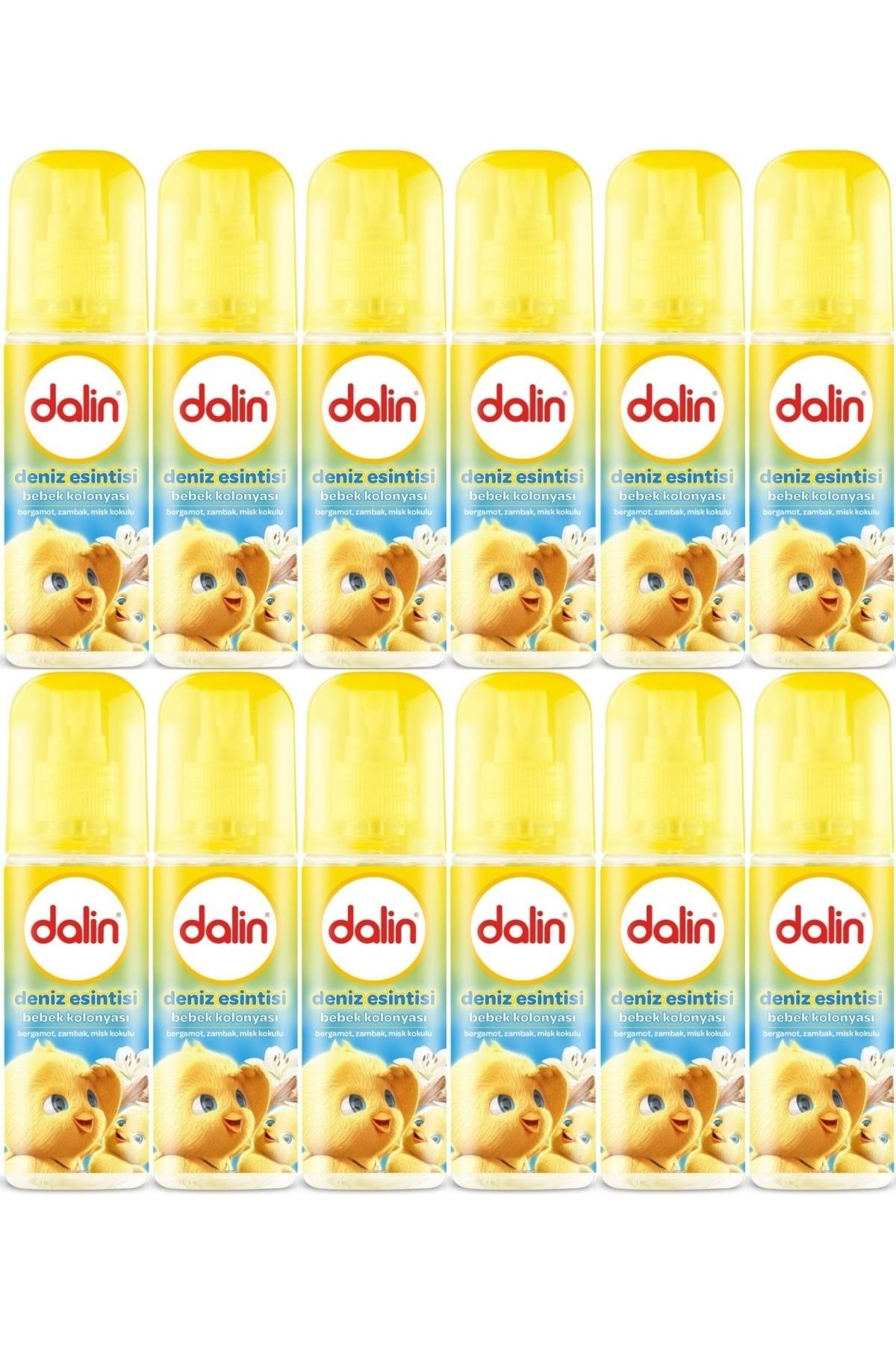 Dalin Bebek Kolonyası 150ML Deniz Esintisi (Bergomat-Zambak-Misk Kokulu) (12 Li Set)