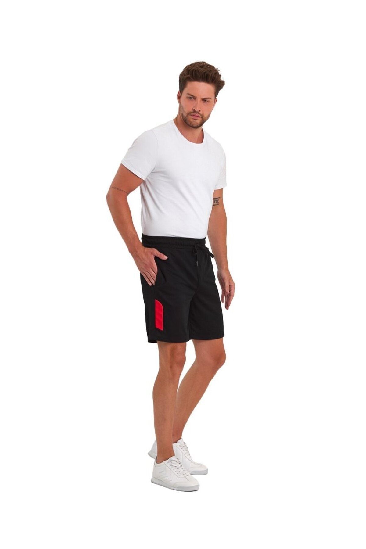 Adams-Black Polyester Men's Sports Shorts 3