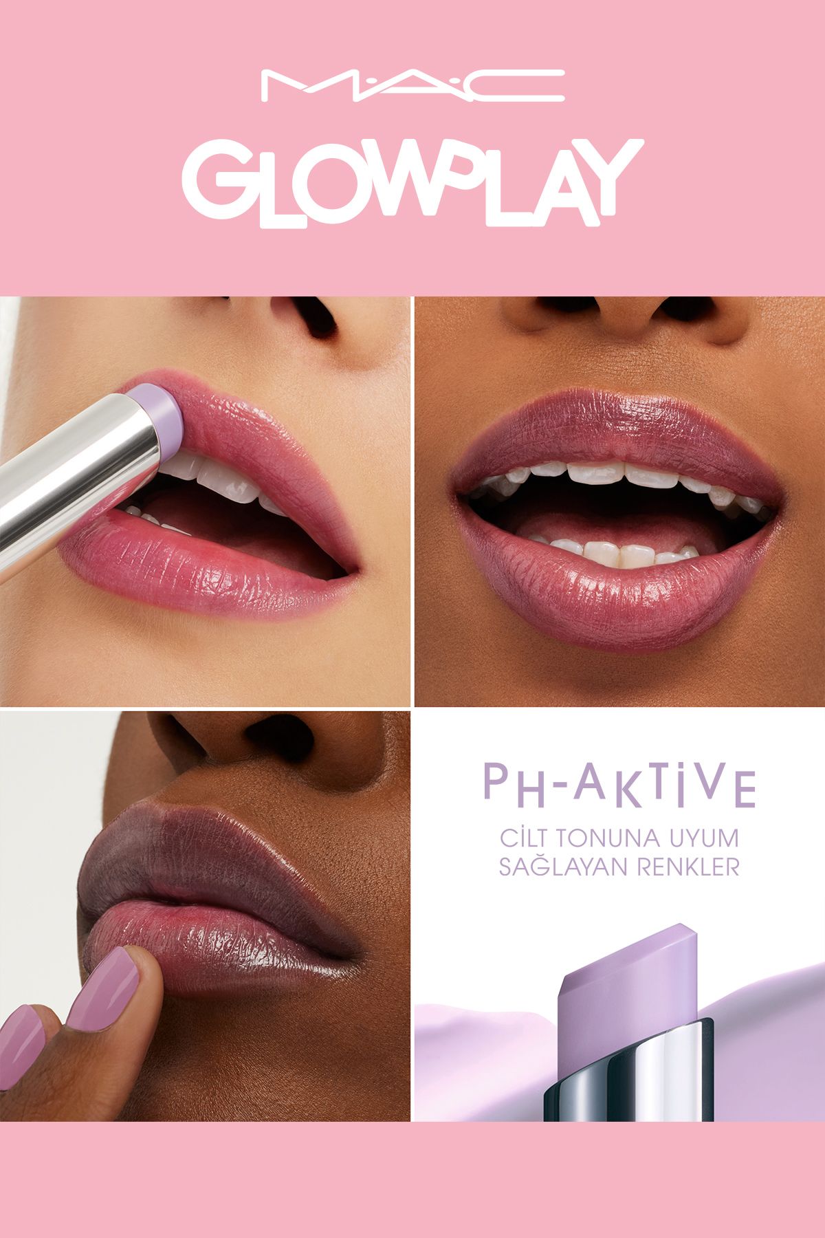 بالم لب مرطوب کننده Glow Play - Vibe 3 G Mac
