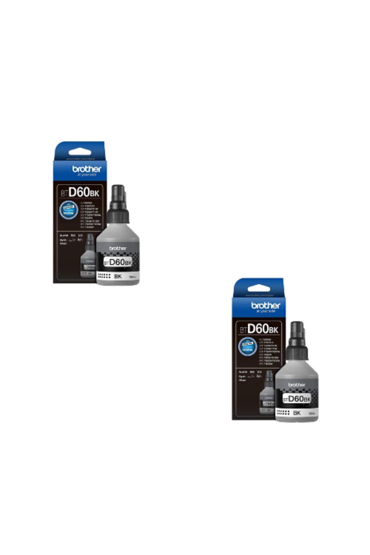 Brother BT-D60BK Siyah Mürekkep Kartuş 2'Lİ Avantaj Paket