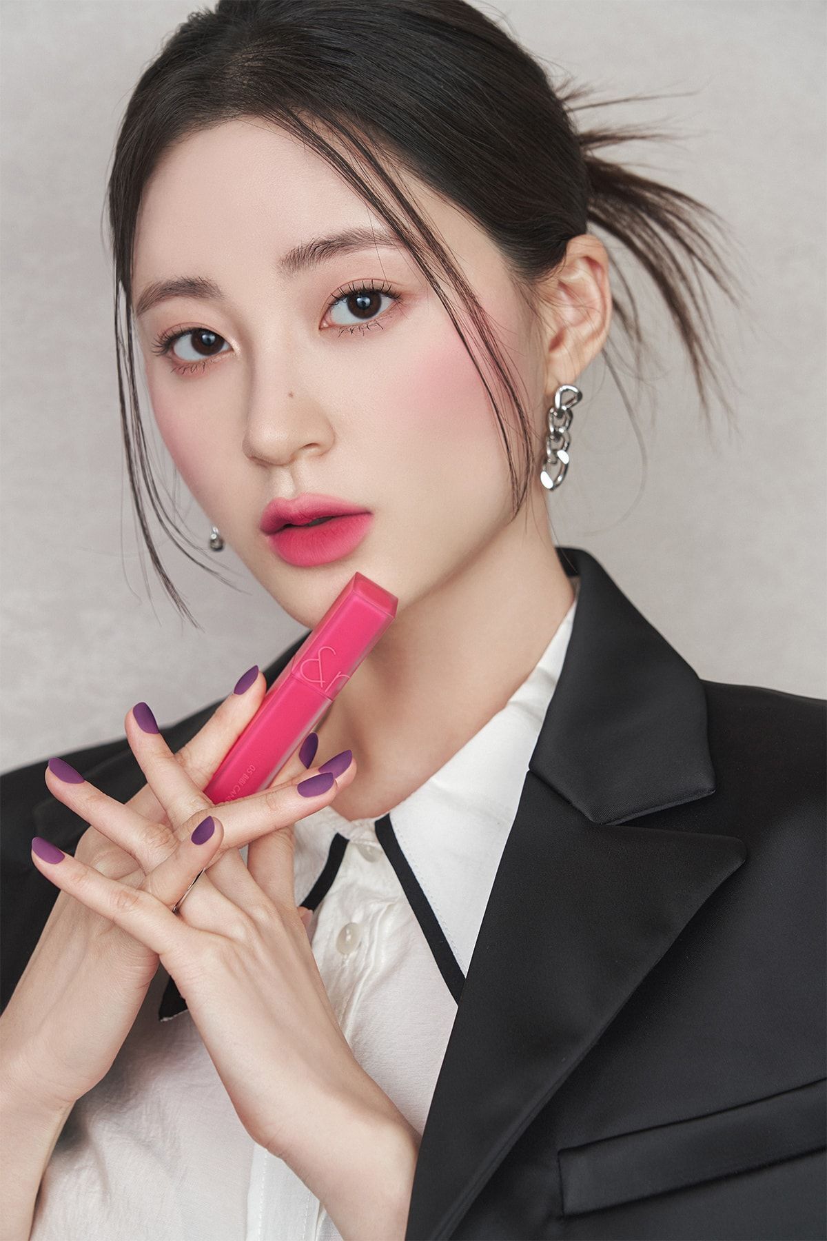 Romand-Blur Fudge Tint Bibi Candy Providing a Matte and Smooth Look (Vi̇oni̇ne) 4