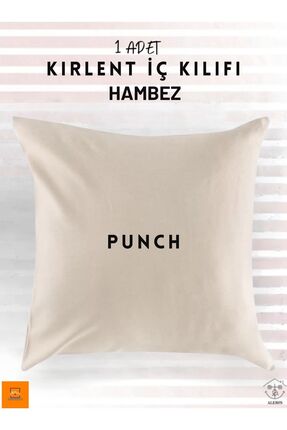 ALERSS 1 Adet Punch İşlemeye Uygun Hambez Fermuarlı Kırlent İç Kılıfı, Ham Be...