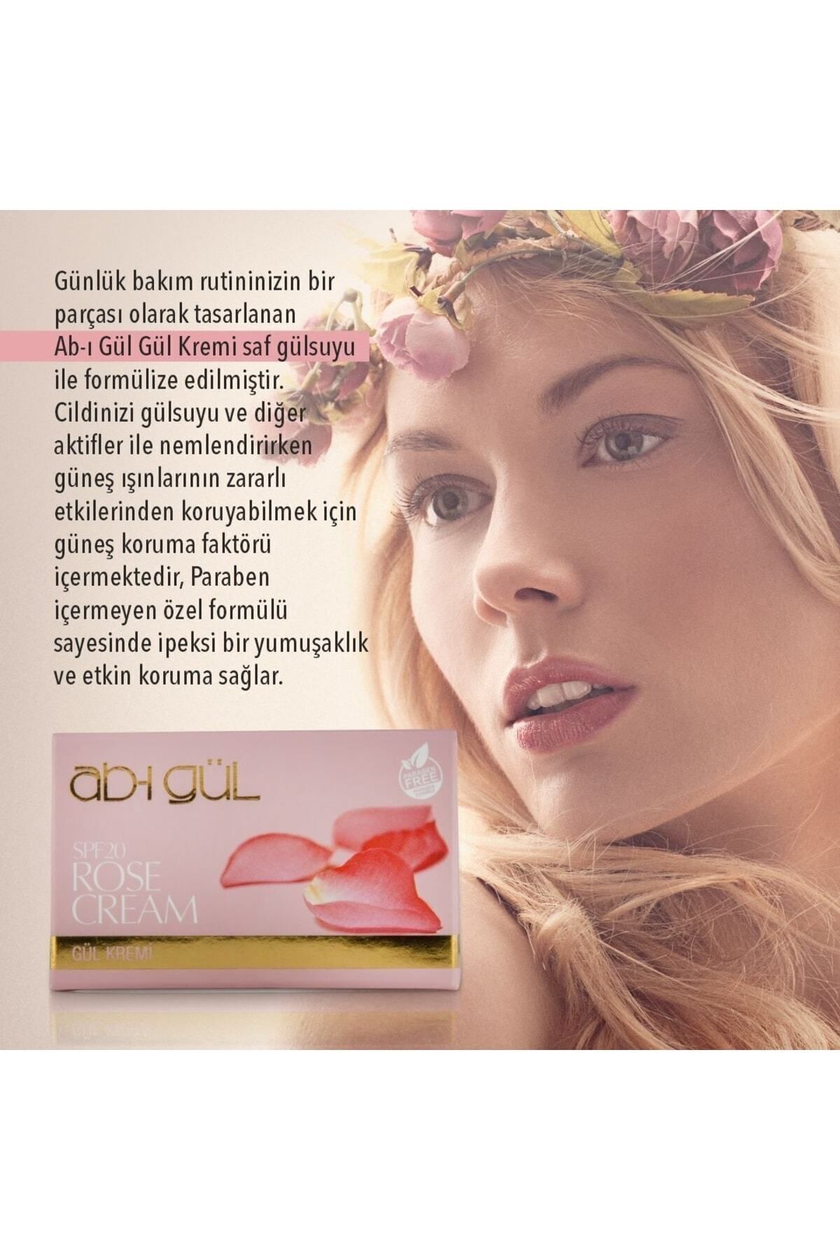 Ab-ı Gül-45 ml Day Rose Moisturizing Cream - SPF20 Protection 4