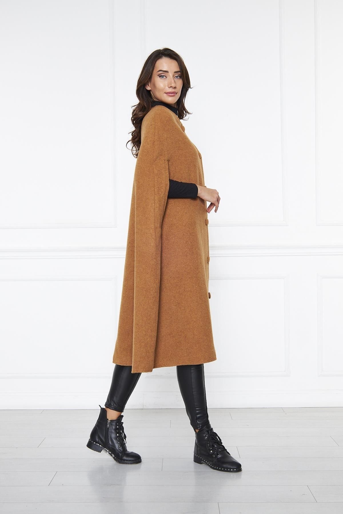 comstar-Poncho pelerina de dama - Design elegant si confortabil 5