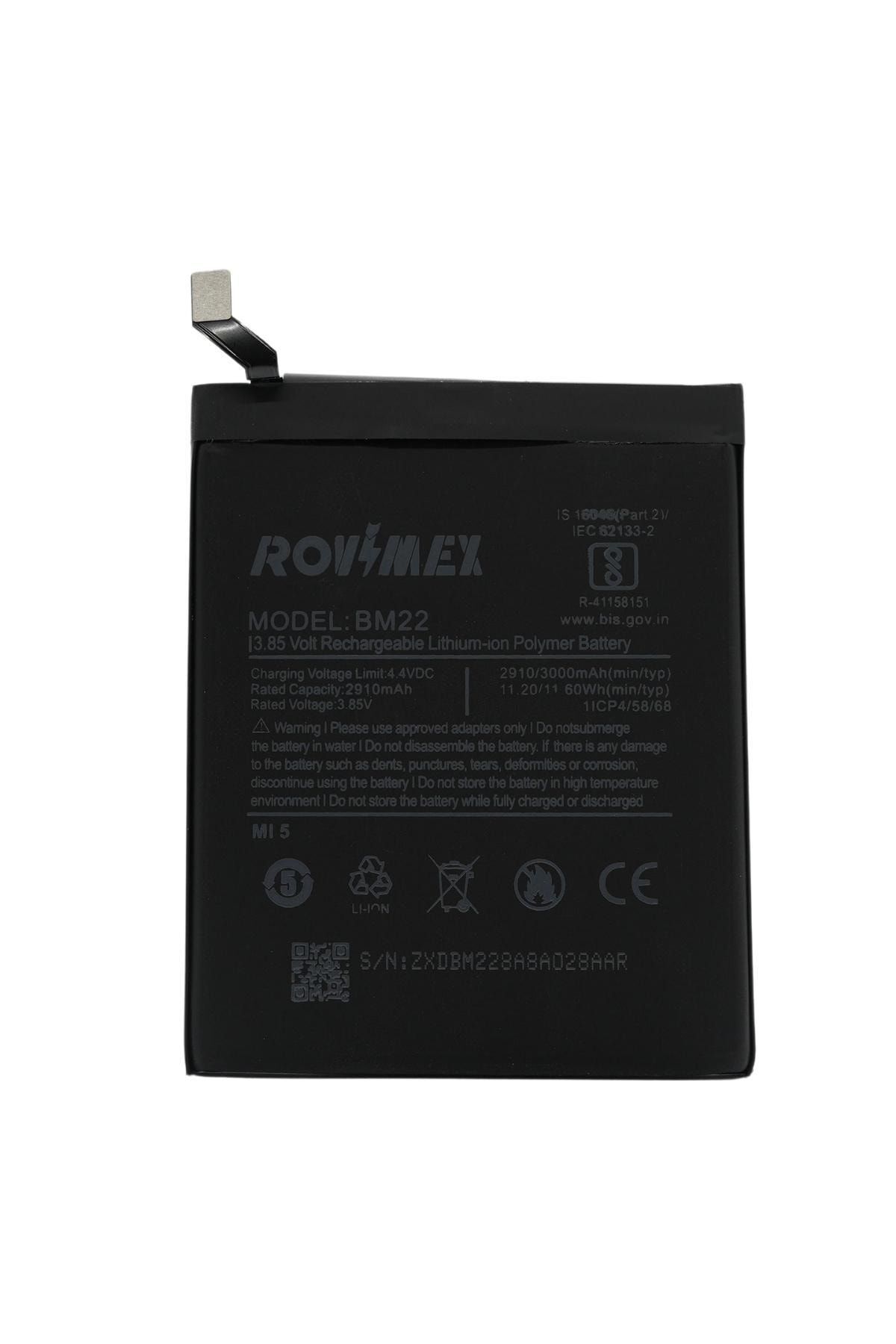 Rovimex Xiaomi Mi 5 Uyumlu Bm22 Batarya Pil