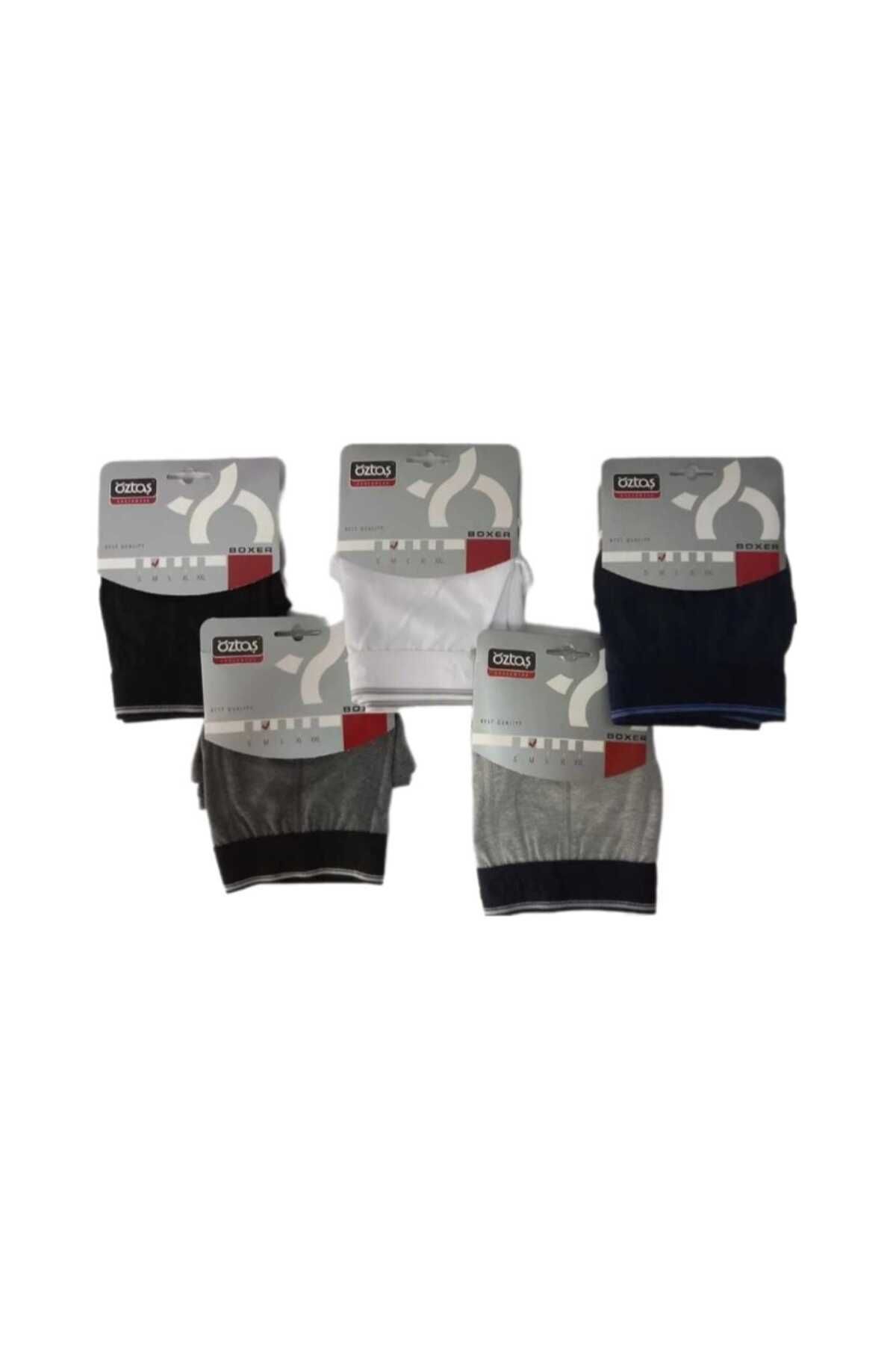 Öztaş Underwear-Boxer din Lycra pentru bărbați din 5 piese 2